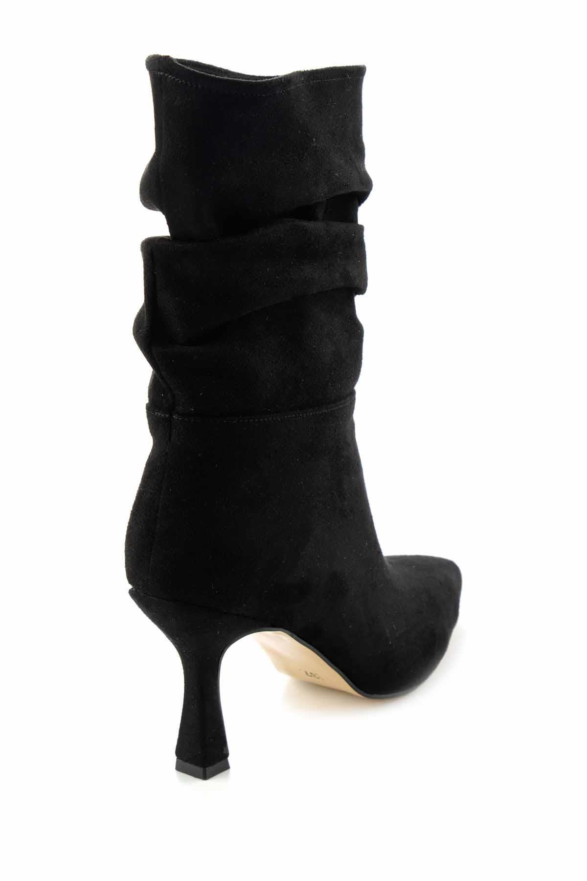 Siyah Süet  Kadın Bot & Bootie K02990102102