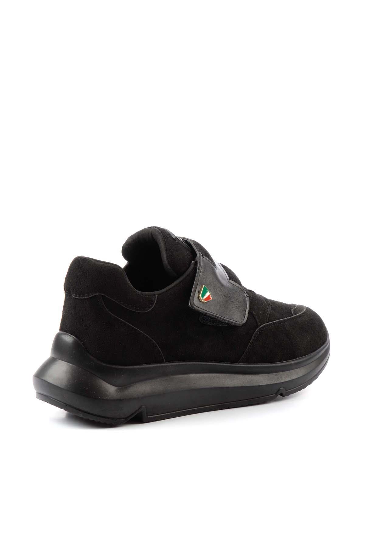 Siyah Süet  Kadın Sneaker K01228650302