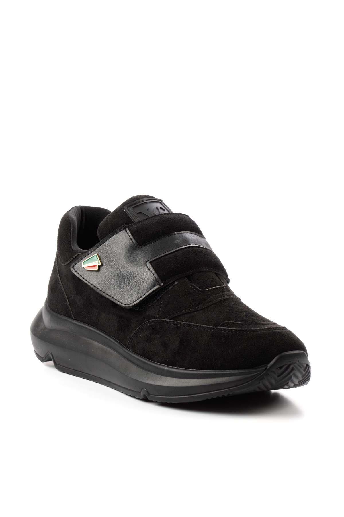 Siyah Süet  Kadın Sneaker K01228650302