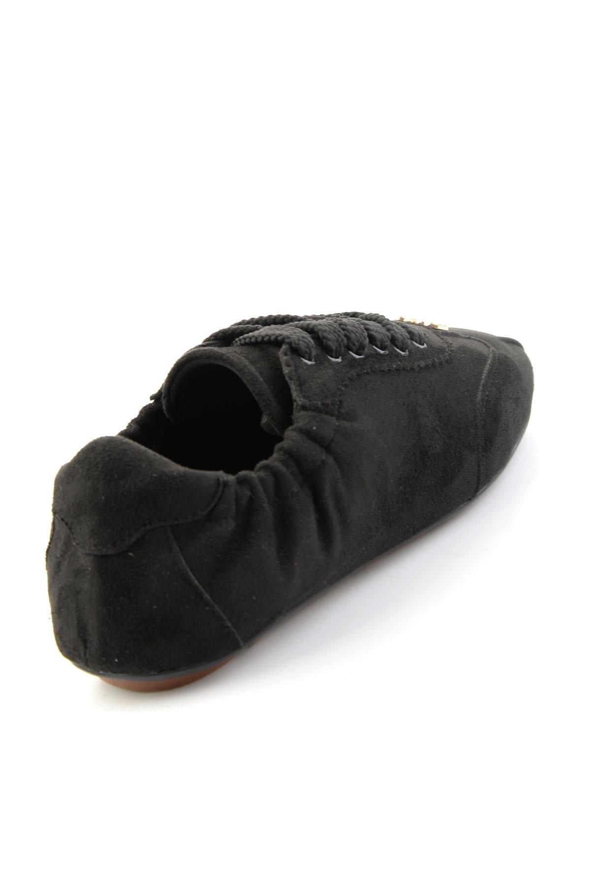Siyah Süet  Kadın Sneaker K01235044672