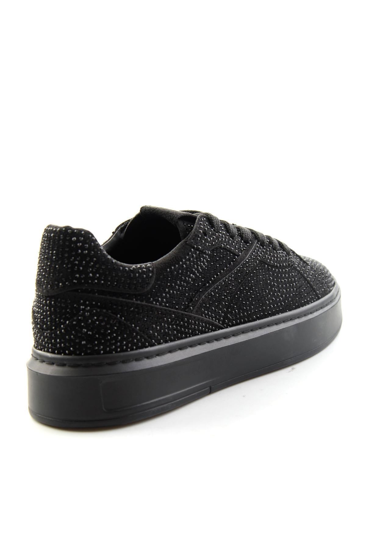 Siyah Süet  Kadın Sneaker K01791072772