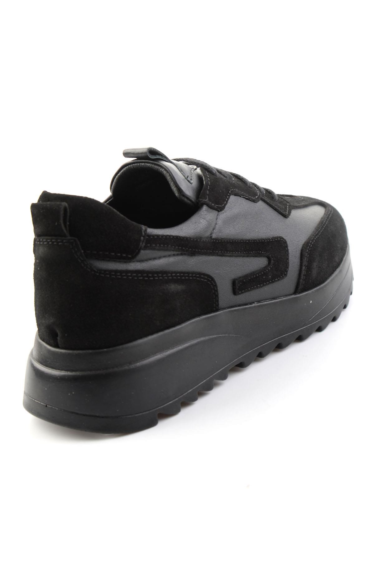 Siyah Süet  Kadın Sneaker K01854014102