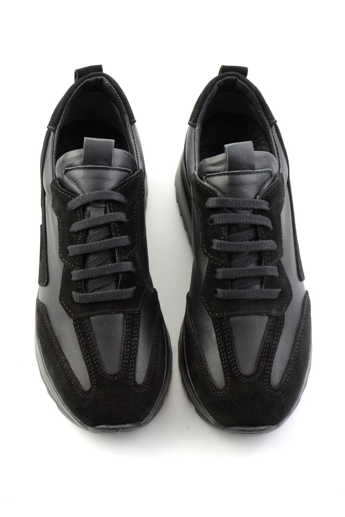 Siyah Süet  Kadın Sneaker K01854014102