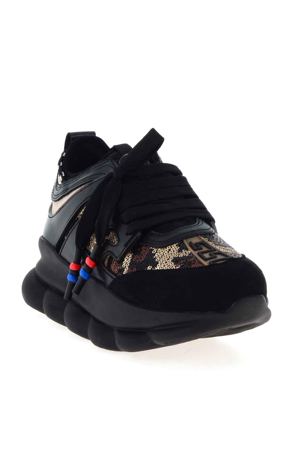 Siyah Süet  Kadın Sneaker K0541711965