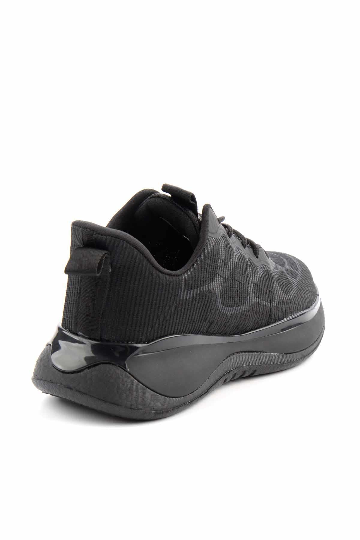 Siyah Triko  Erkek Sneaker E01175523082