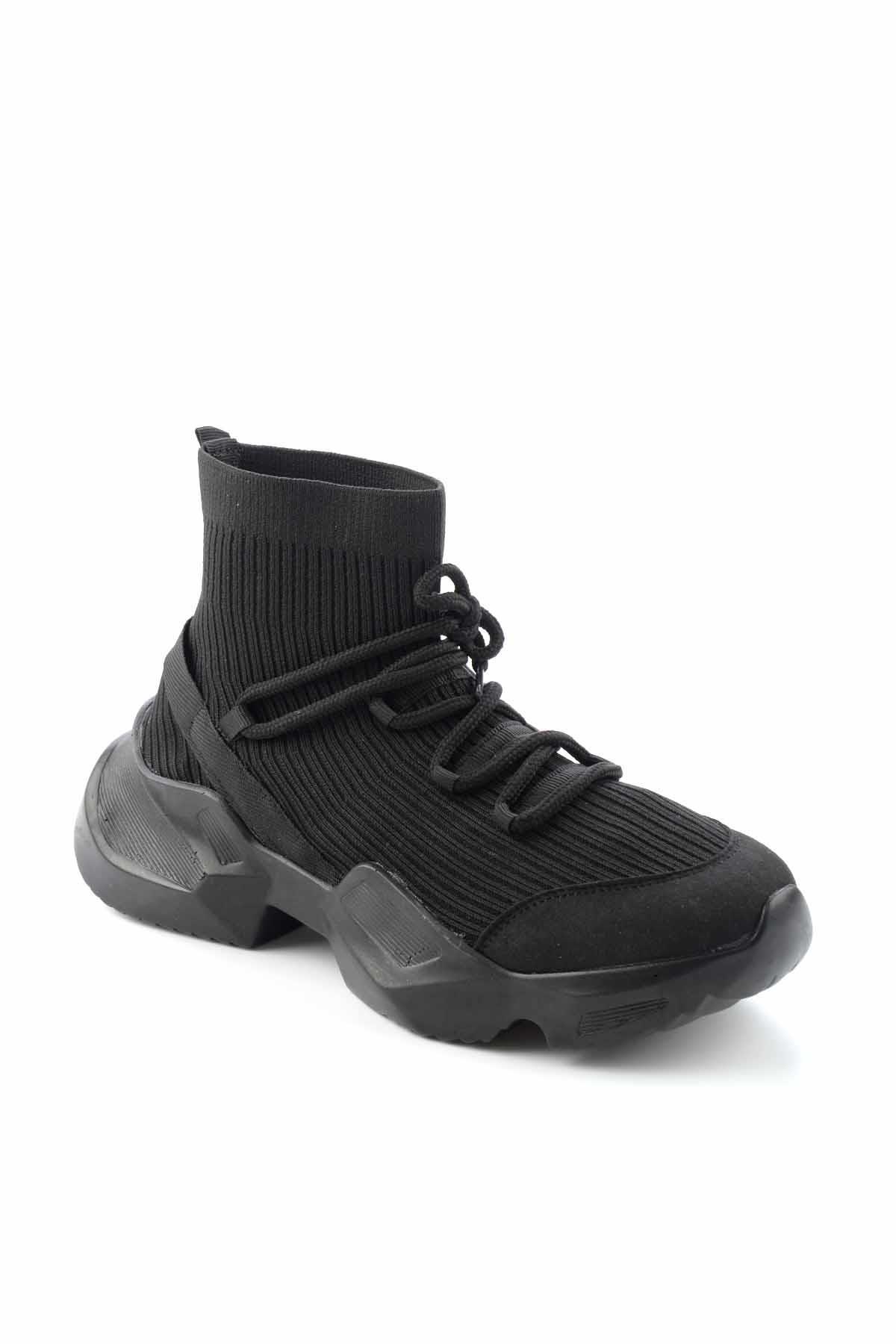 Siyah Triko  Erkek Sneaker E01986202882