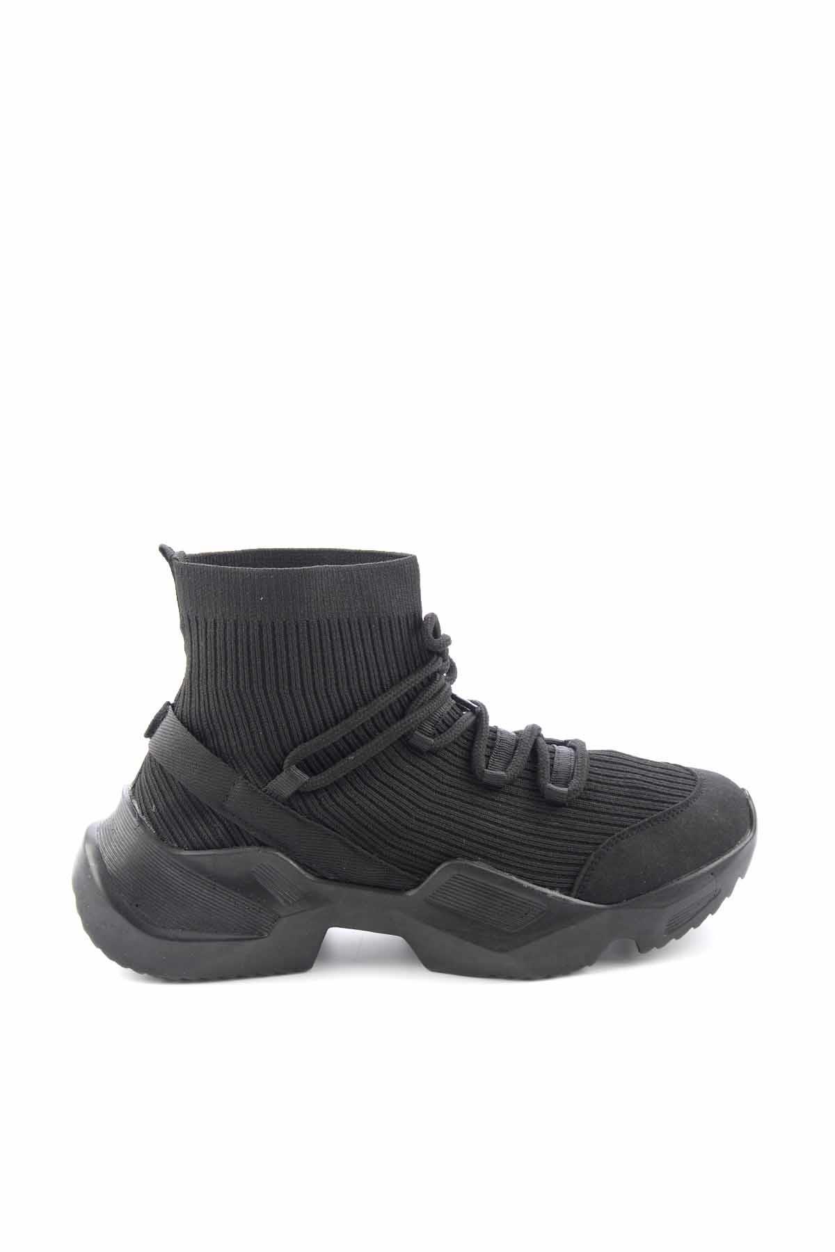 Siyah Triko  Erkek Sneaker E01986202882