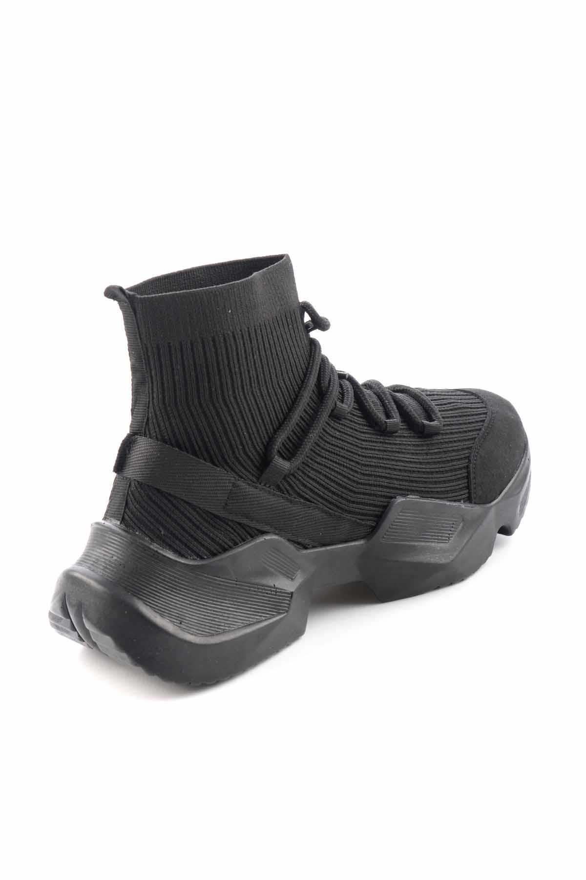 Siyah Triko  Erkek Sneaker E01986202882