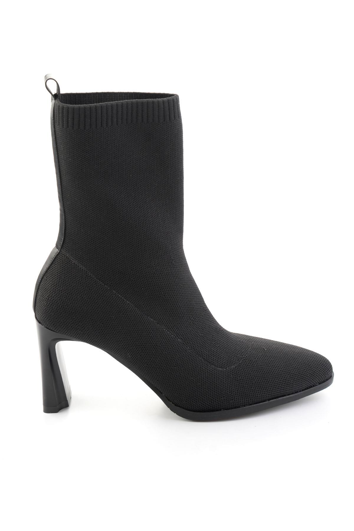 Siyah Triko  Kadın Bot & Bootie K02565010182