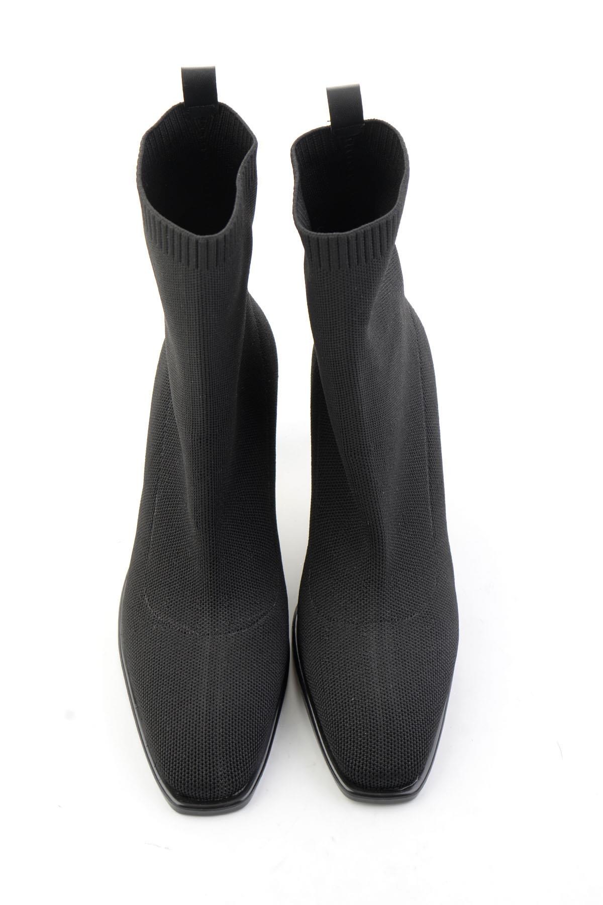 Siyah Triko  Kadın Bot & Bootie K02565010282