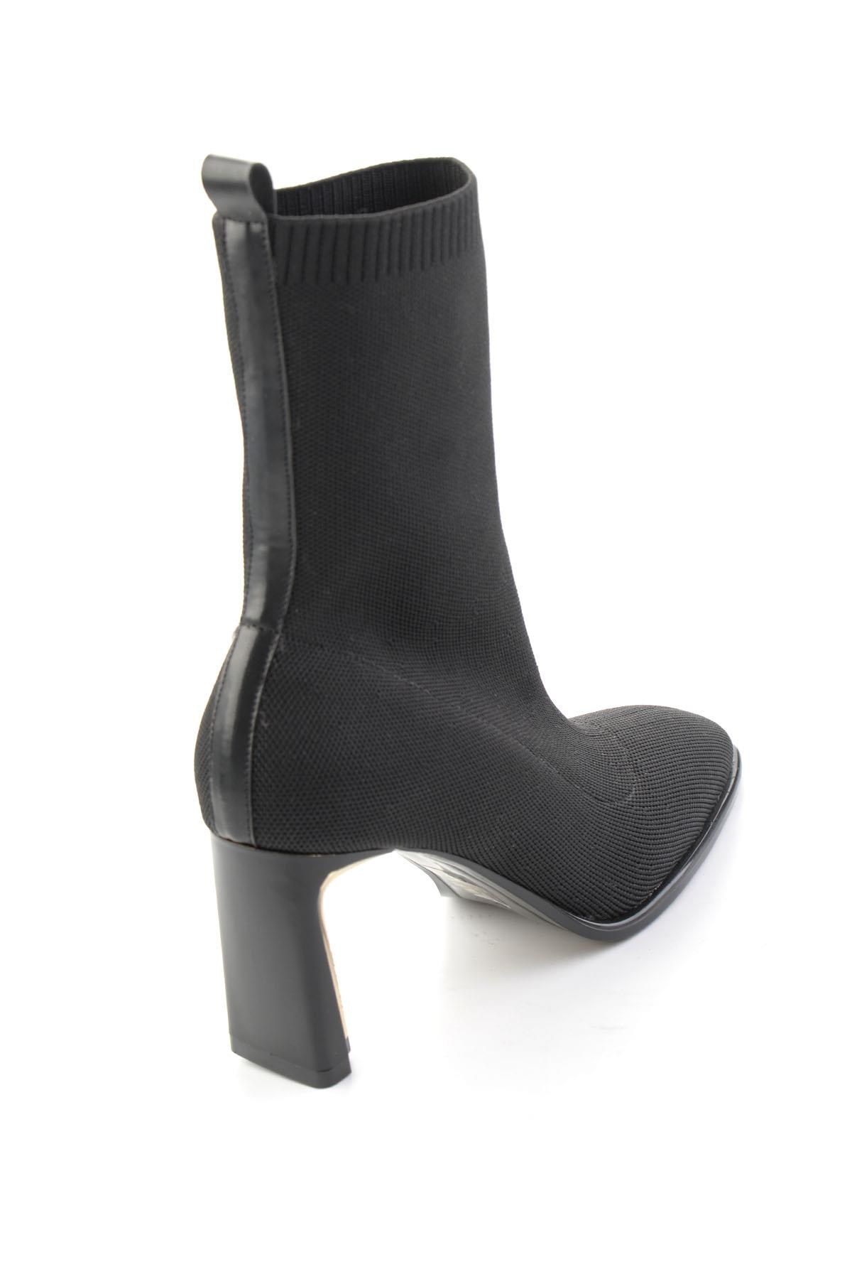 Siyah Triko  Kadın Bot & Bootie K02565010282