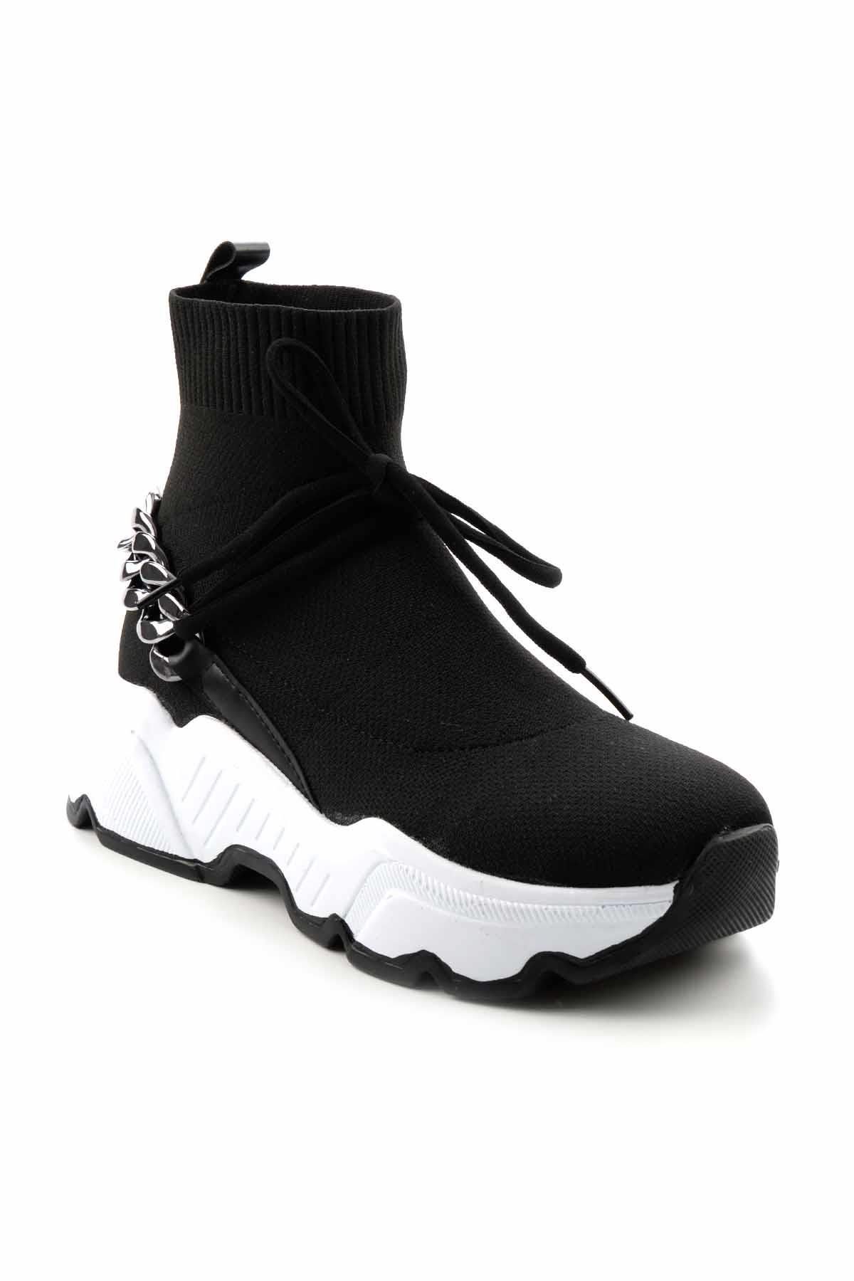 Siyah Triko  Kadın Bot & Bootie K02813030782