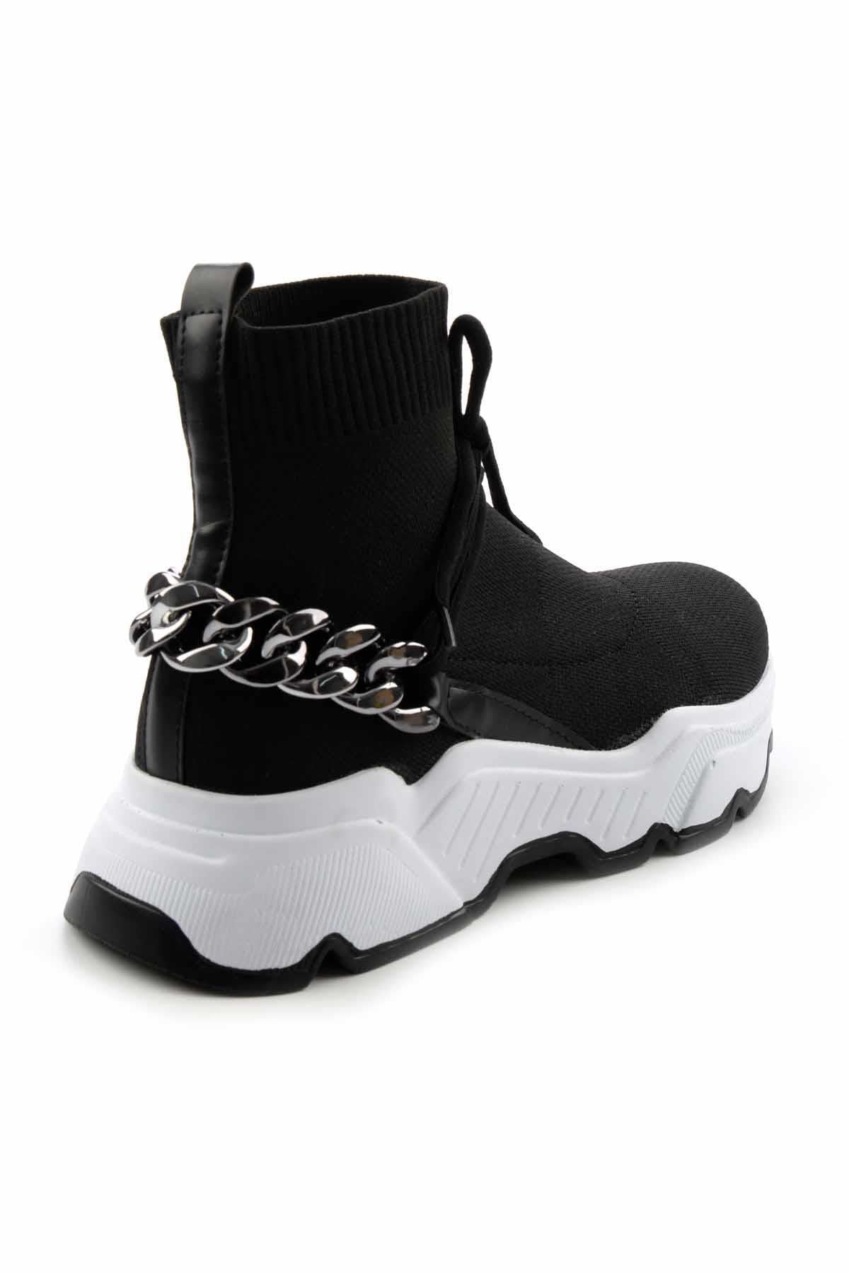 Siyah Triko  Kadın Bot & Bootie K02813030782