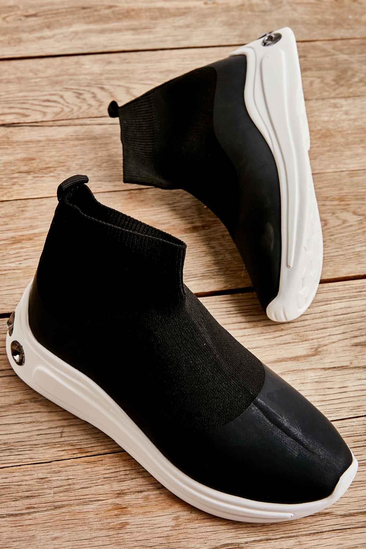 Siyah Triko  Kadın Sneaker L0541001482