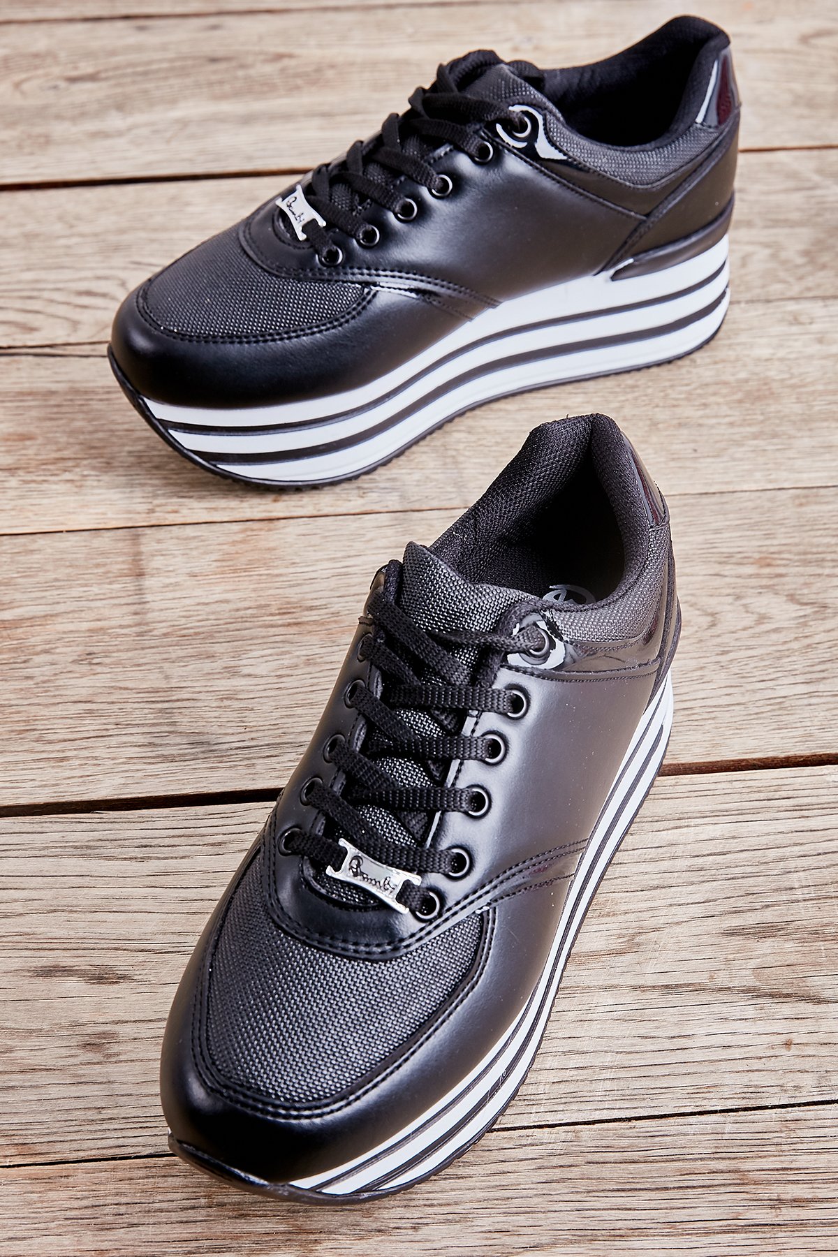 SIYAH/SIYAH KADIN SNEAKERS L0550121709