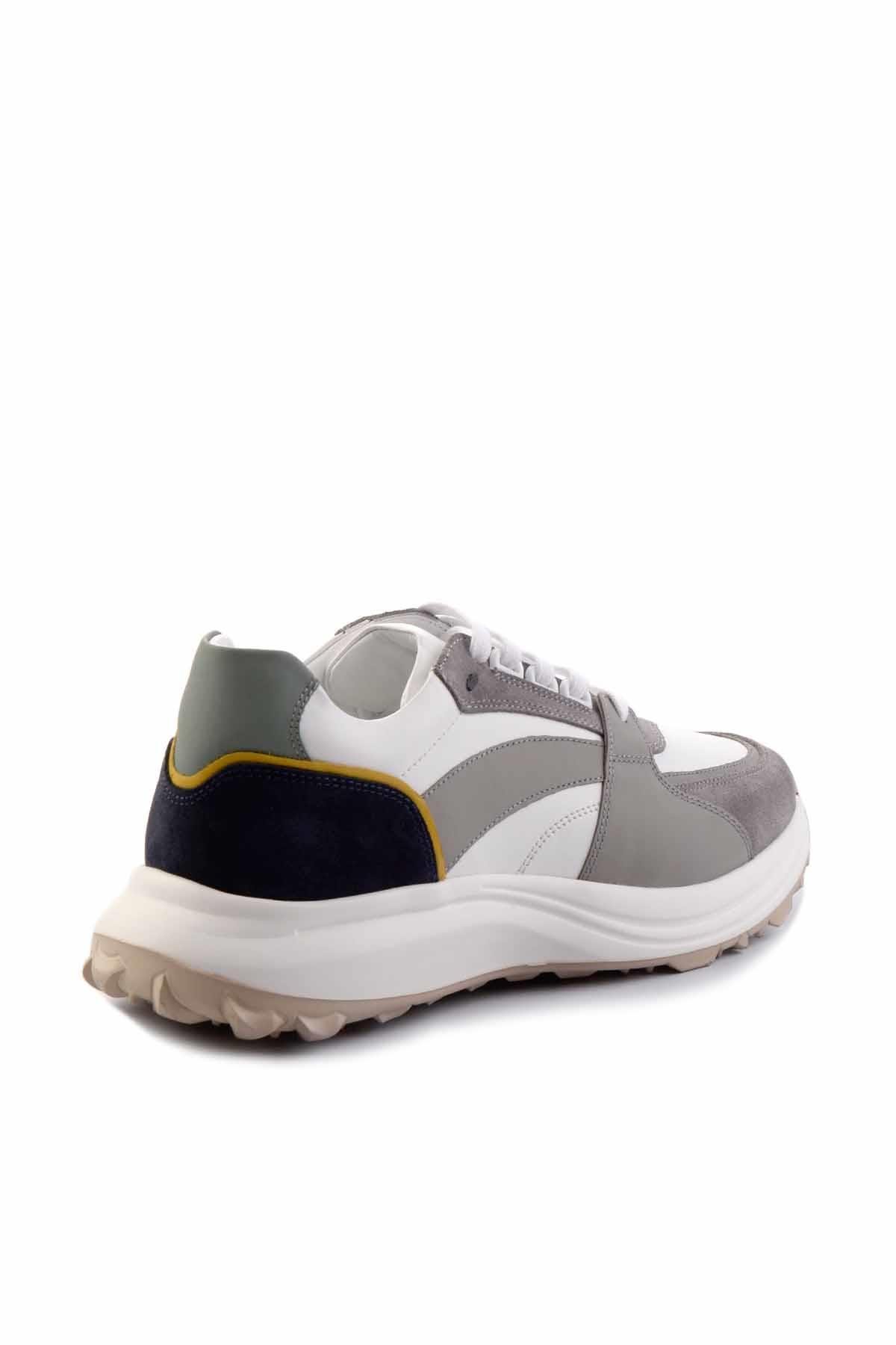 Smog Gri Leather Erkek Sneaker E01901289102