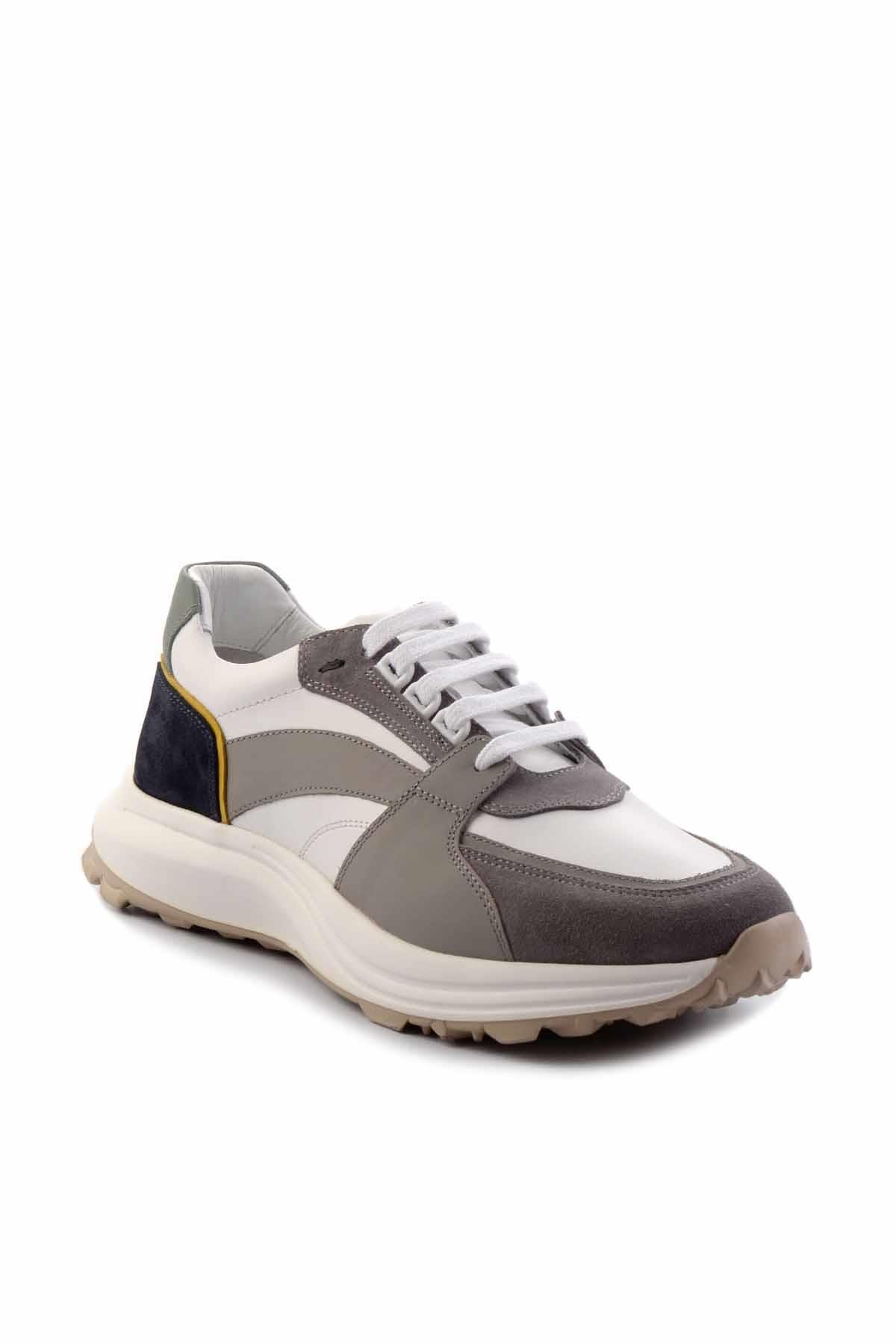 Smog Gri Leather Erkek Sneaker E01901289102