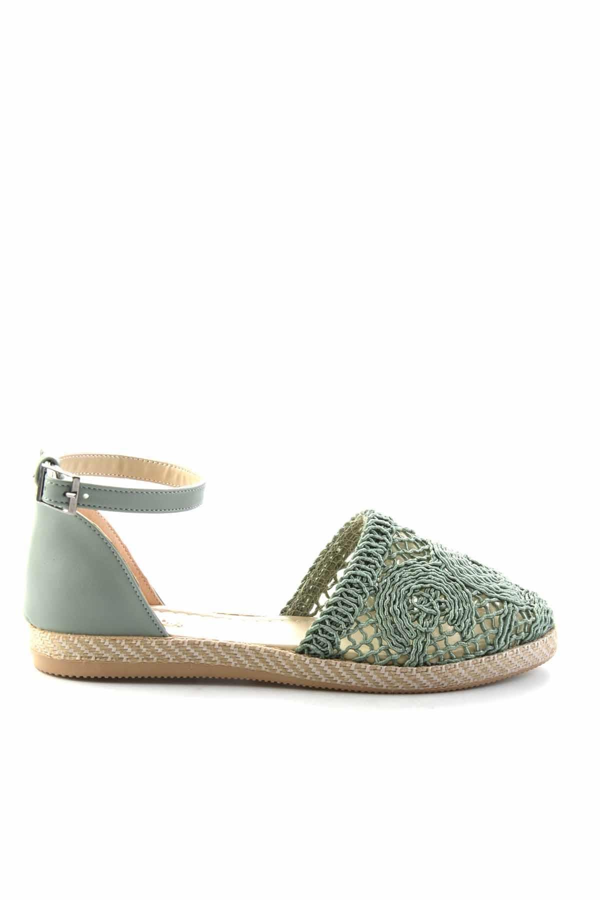 Su Yeşili  Kadın Espadril K01823170116