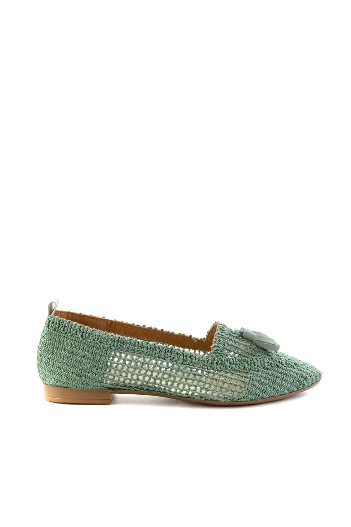 Su Yeşili  Kadın Espadril K01885010016