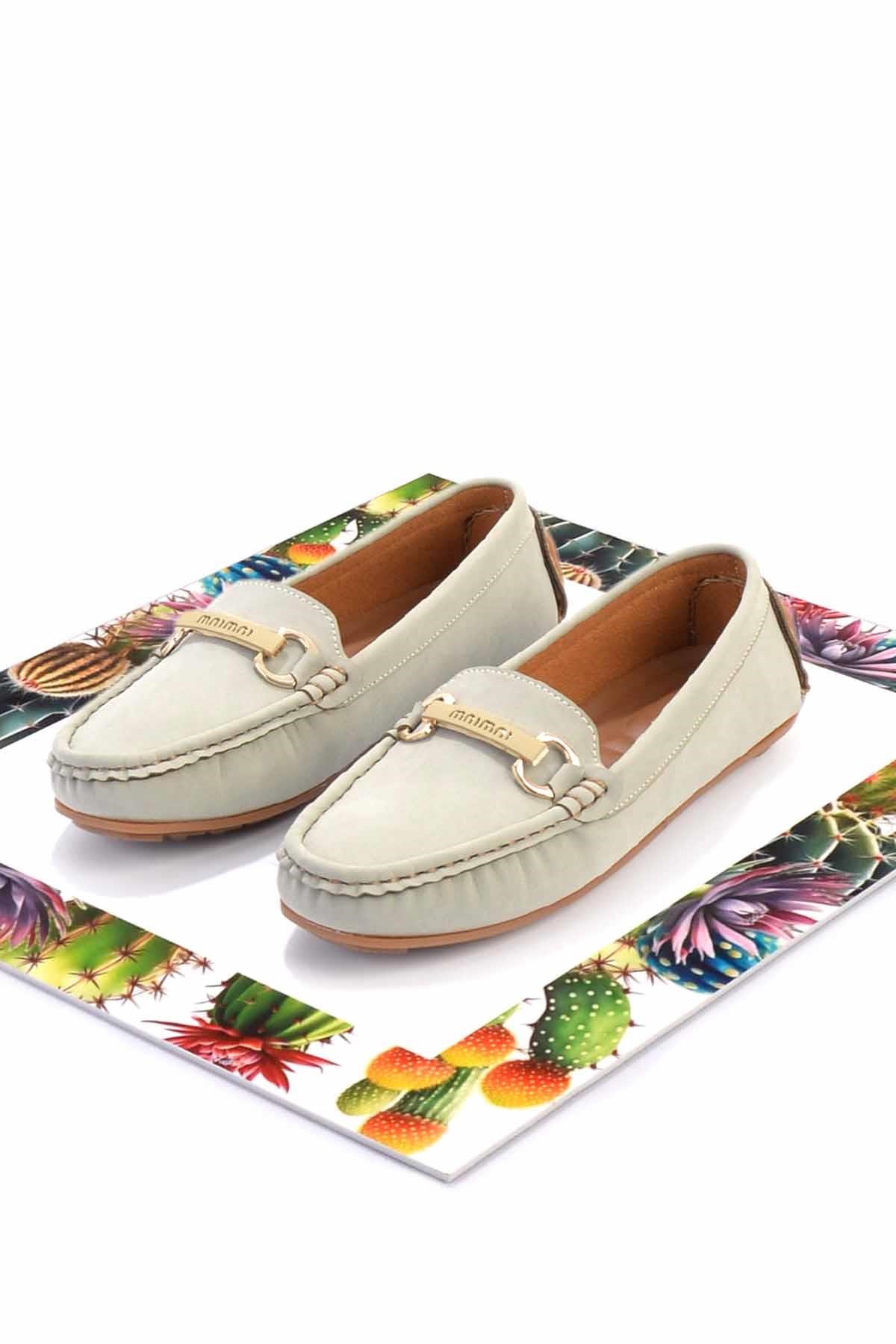 Su Yeşili  Kadın Loafer Ayakkabı K01309100501