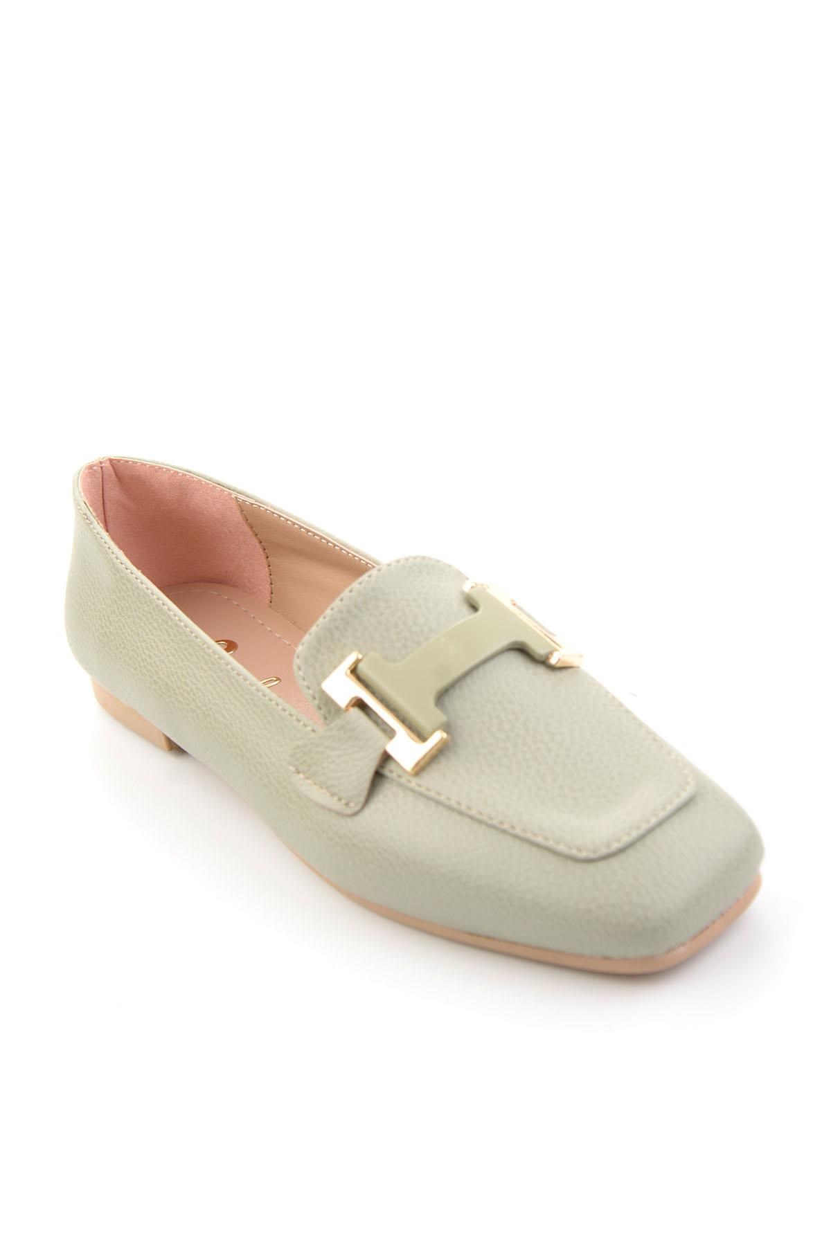 Su Yeşili  Kadın Loafer Ayakkabı K01641022709