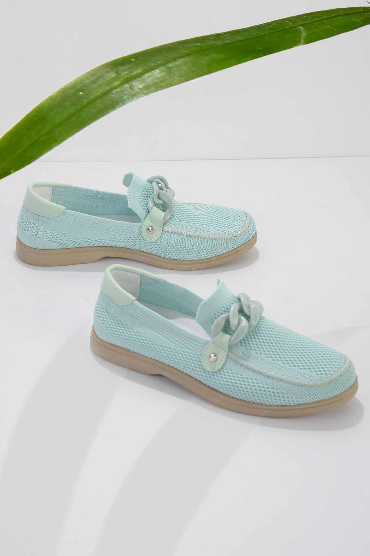 Su Yeşili  Kadın Sneaker K01530111582