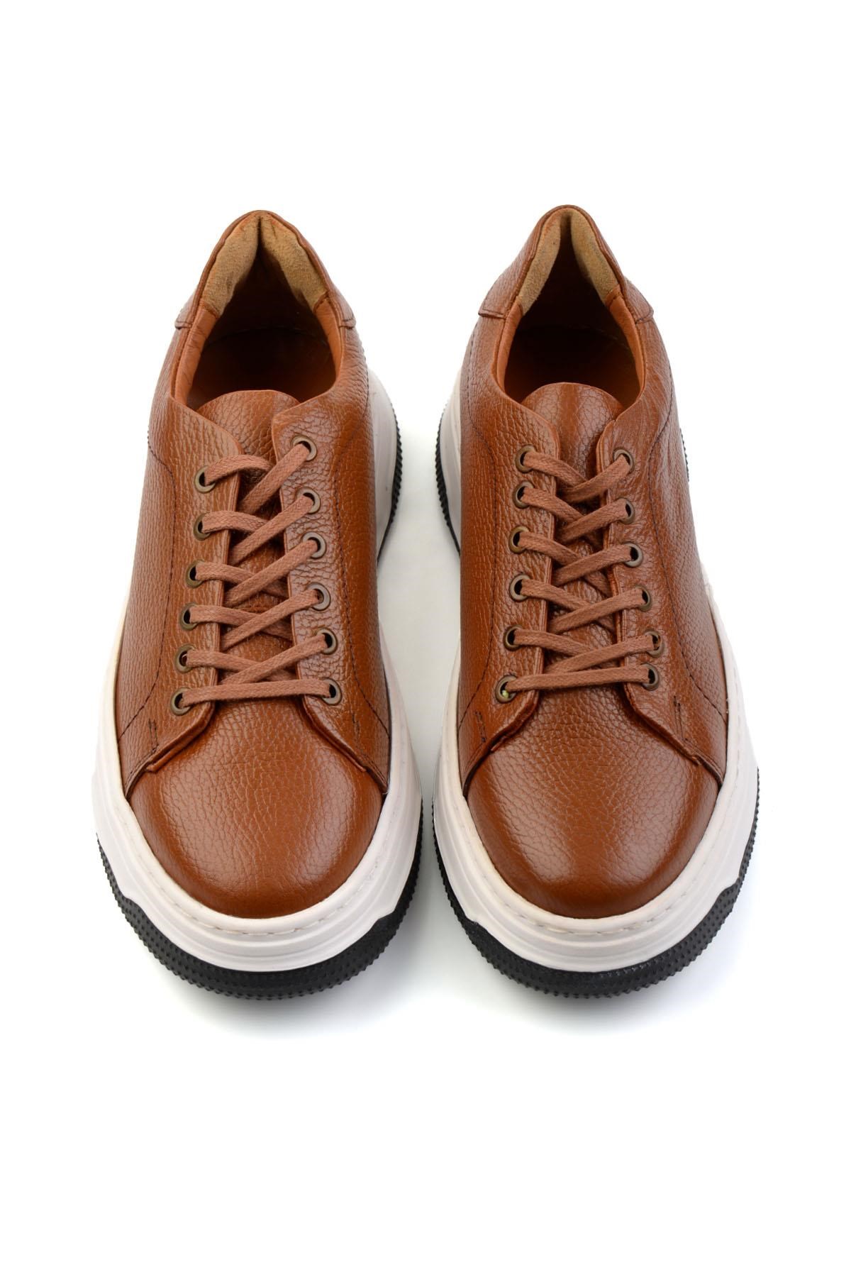 Taba Floter Hakiki Deri Erkek Sneaker E01401097940