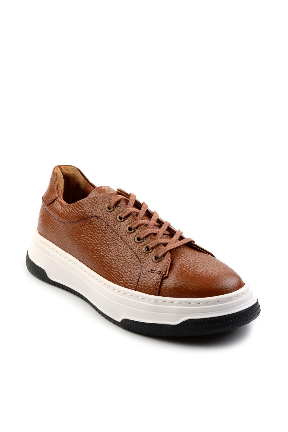 Taba Floter Hakiki Deri Erkek Sneaker E01401097940