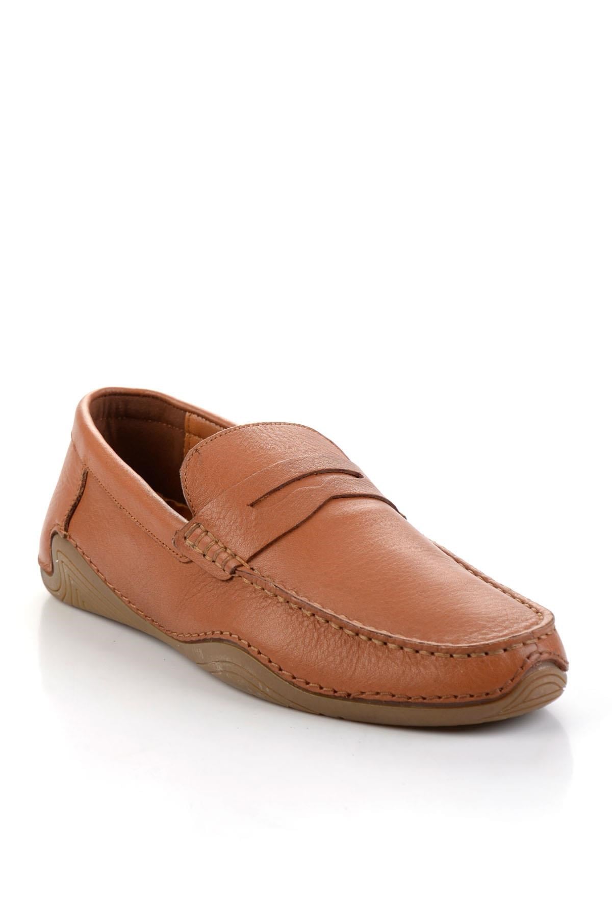 Taba Hakiki Deri Erkek Loafer Ayakkabı E01547008143