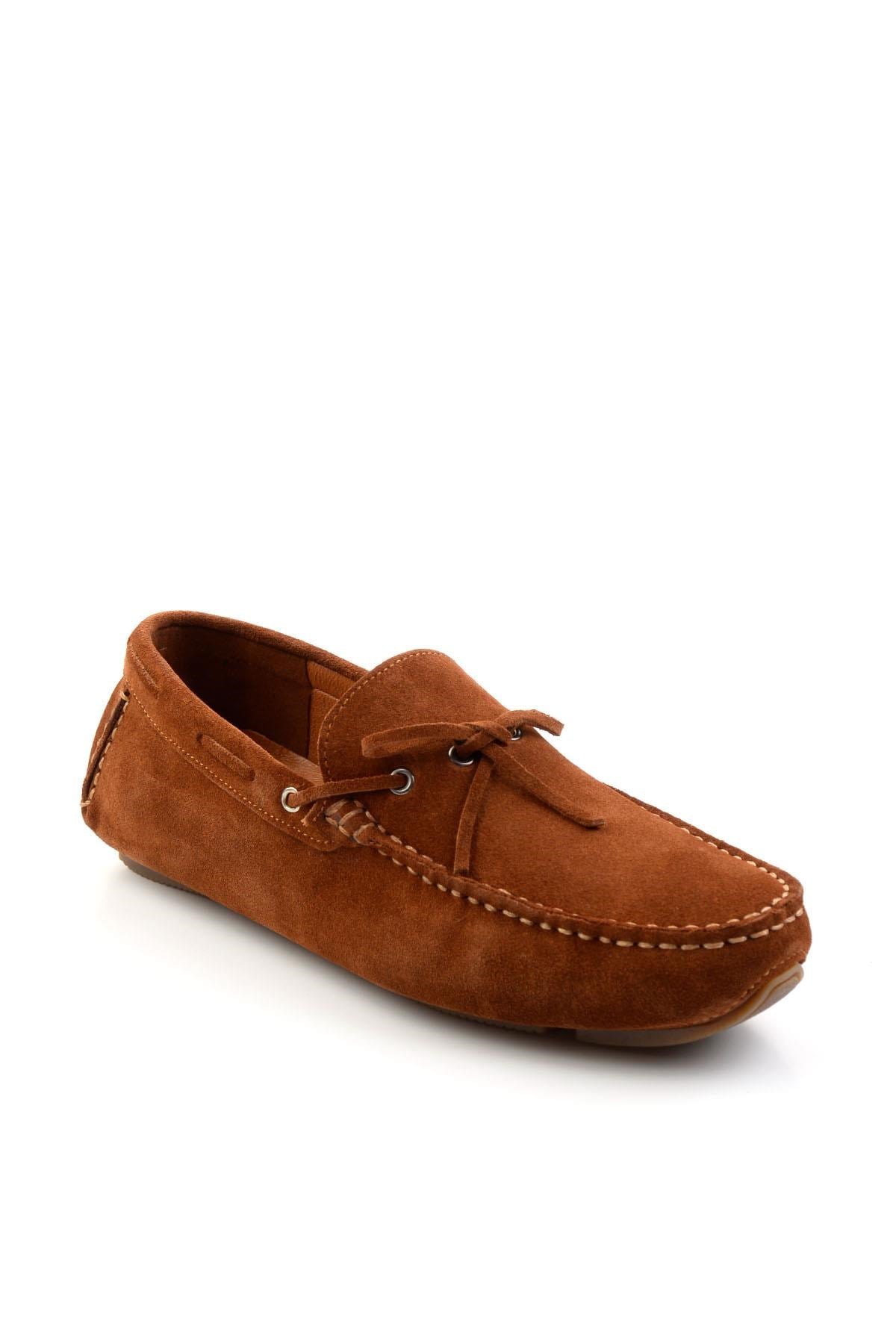 Taba Hakiki Deri Erkek Loafer Ayakkabı E01547070102