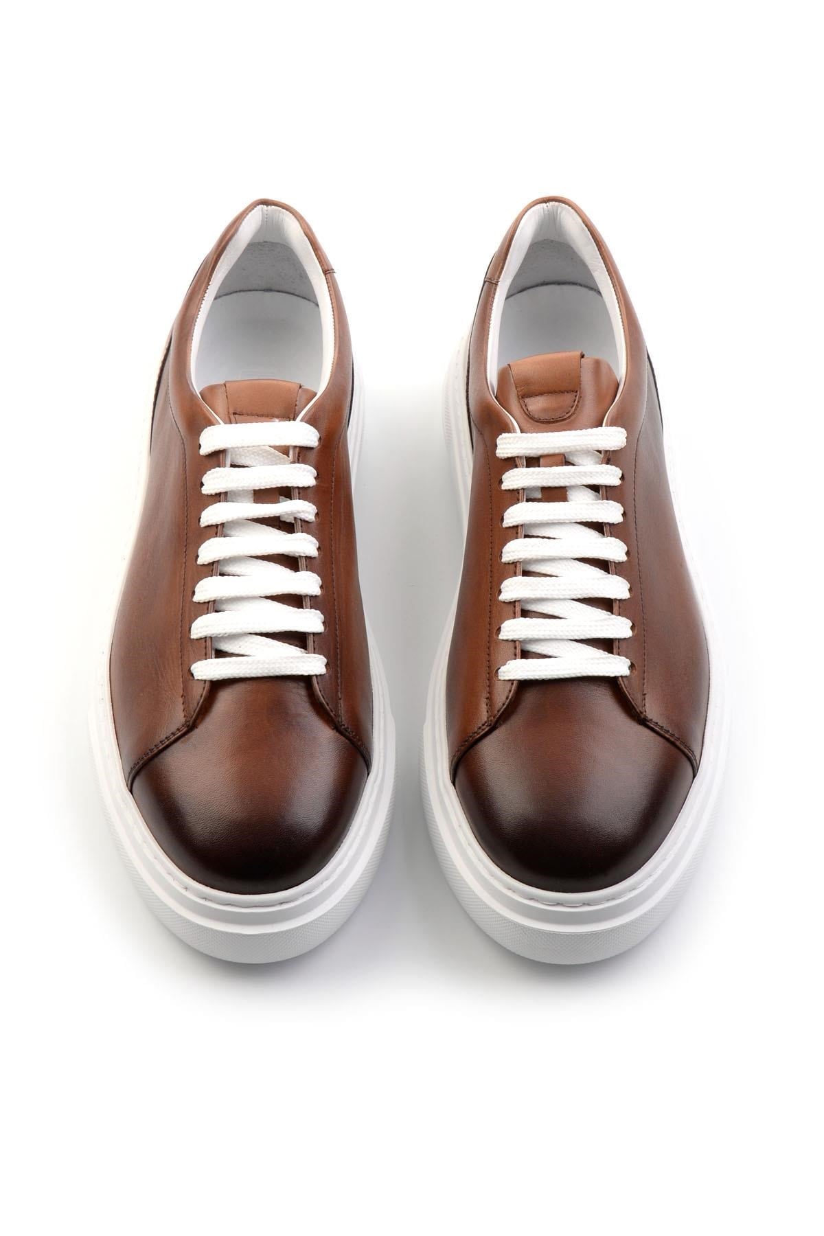 Taba Hakiki Deri Erkek Sneaker E01083016803