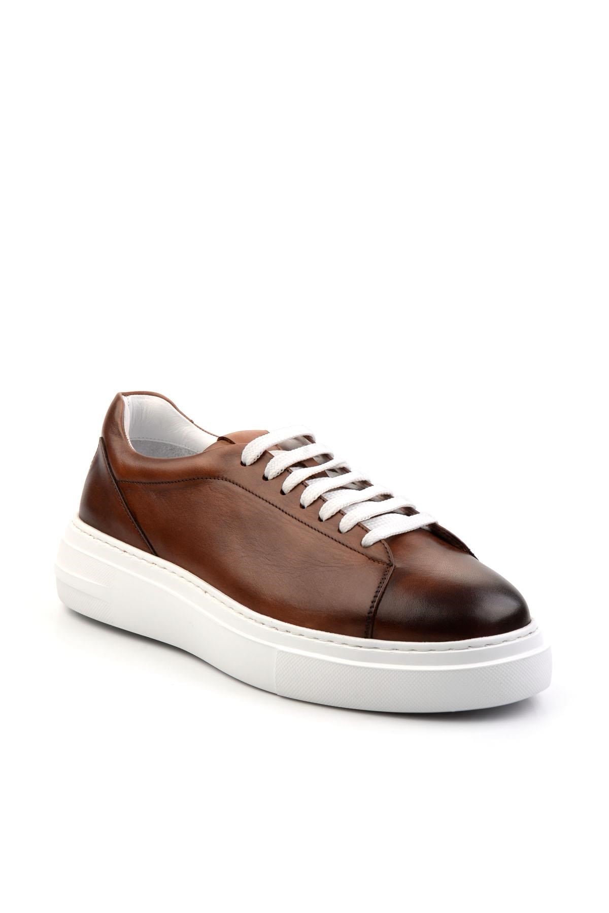 Taba Hakiki Deri Erkek Sneaker E01083016803