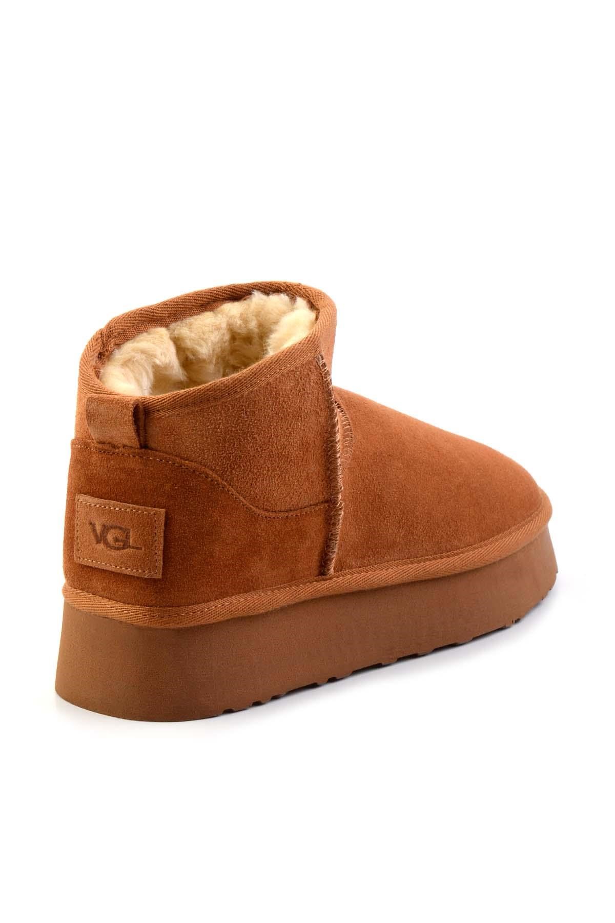 Taba Hakiki Deri Kadın Bot & Bootie K02422009002