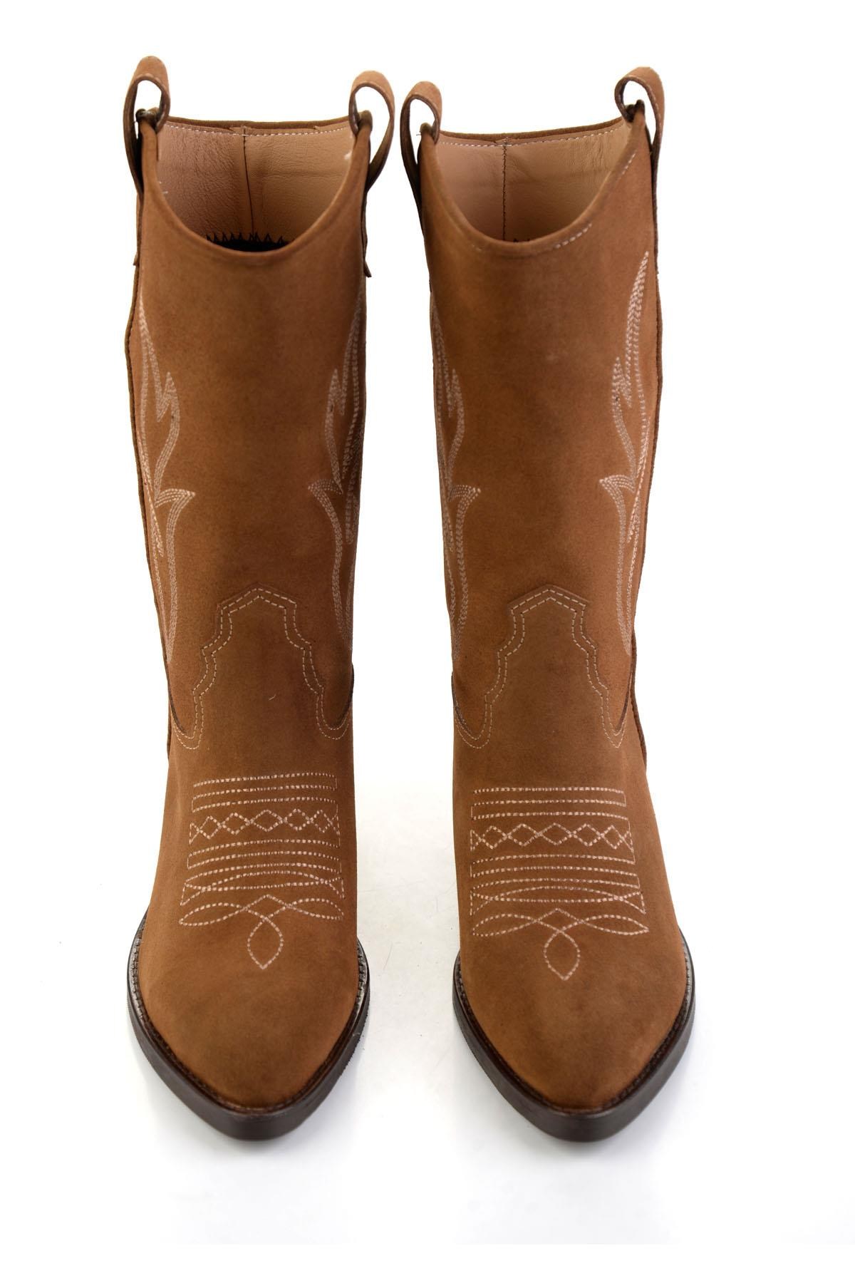 Taba Hakiki Deri Kadın Bot & Bootie K02531255002