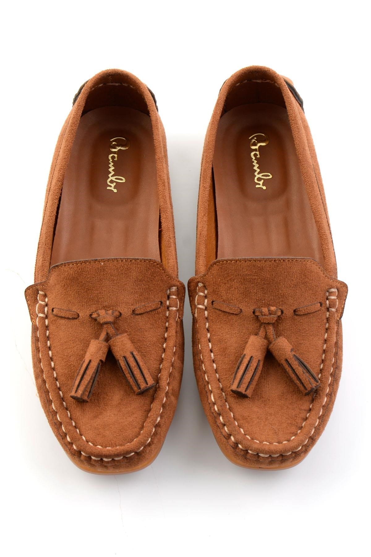 Taba  Kadın Loafer Ayakkabı K01309000672