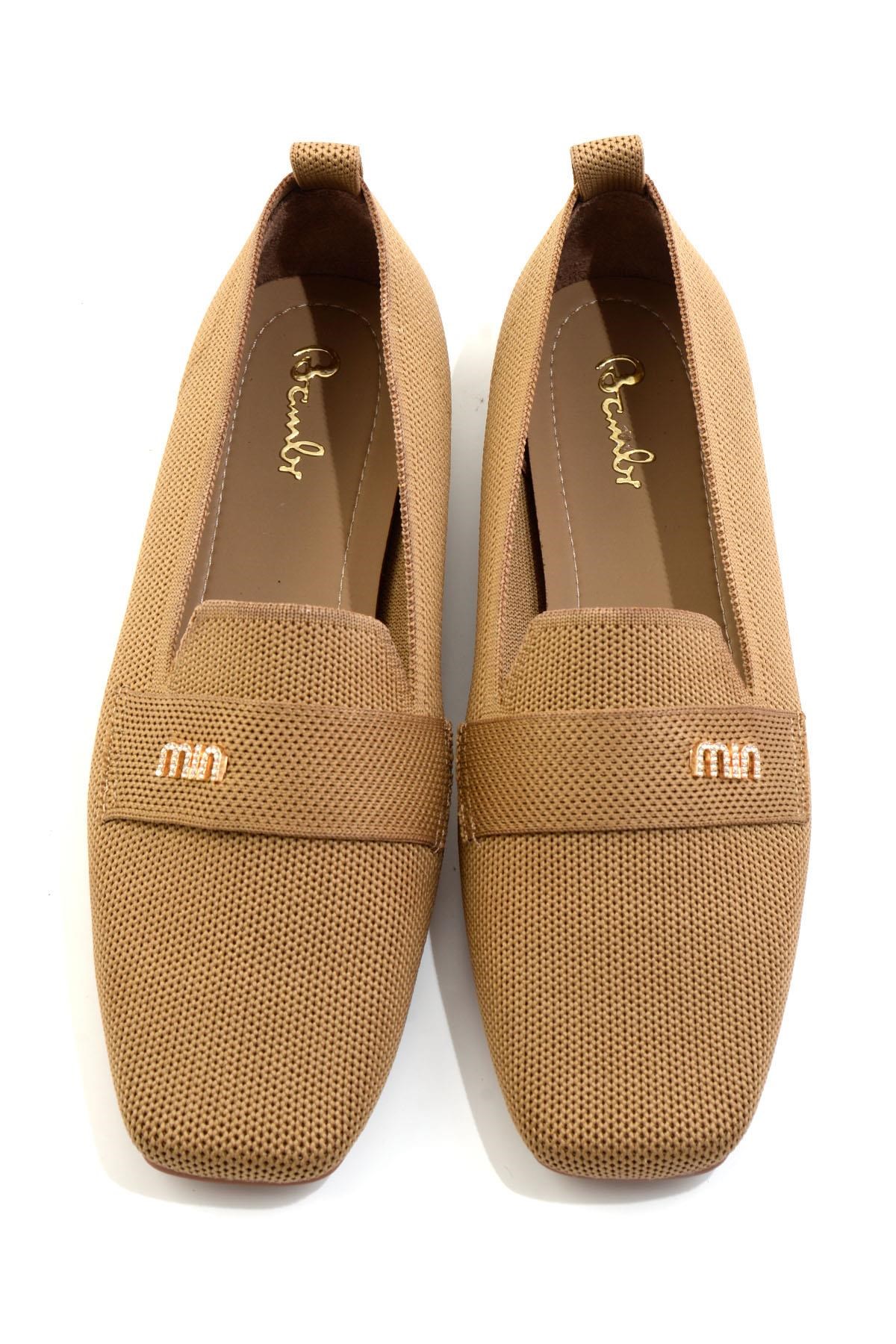 Taba  Kadın Loafer Ayakkabı K01327023382