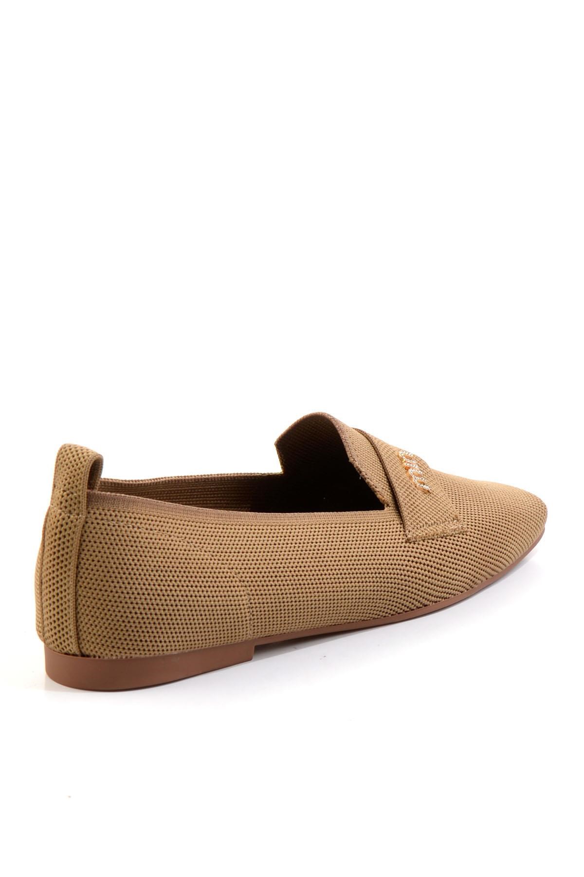Taba  Kadın Loafer Ayakkabı K01327023382