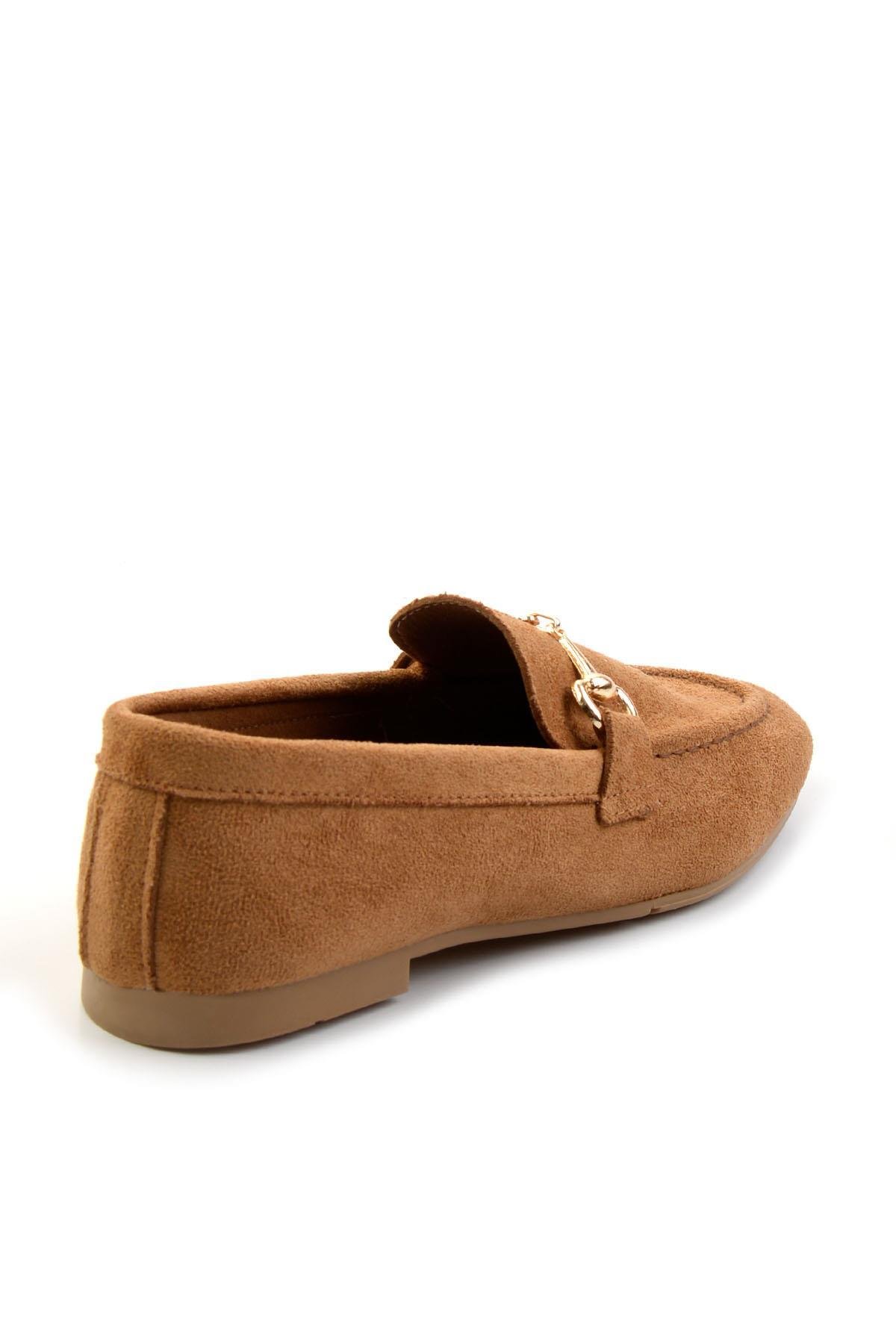 Taba  Kadın Loafer Ayakkabı K01503727202