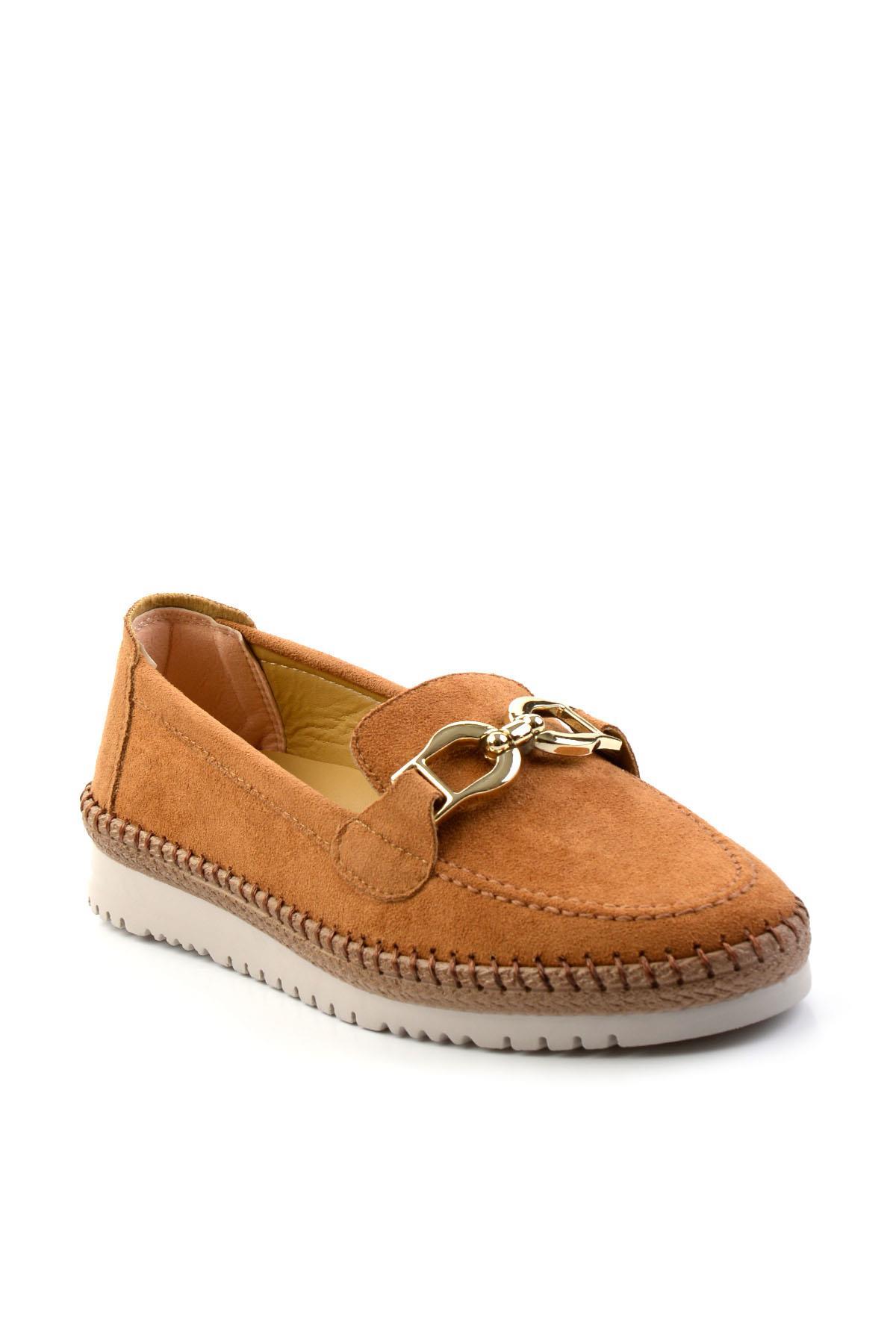 Taba  Kadın Loafer Ayakkabı K01536201002