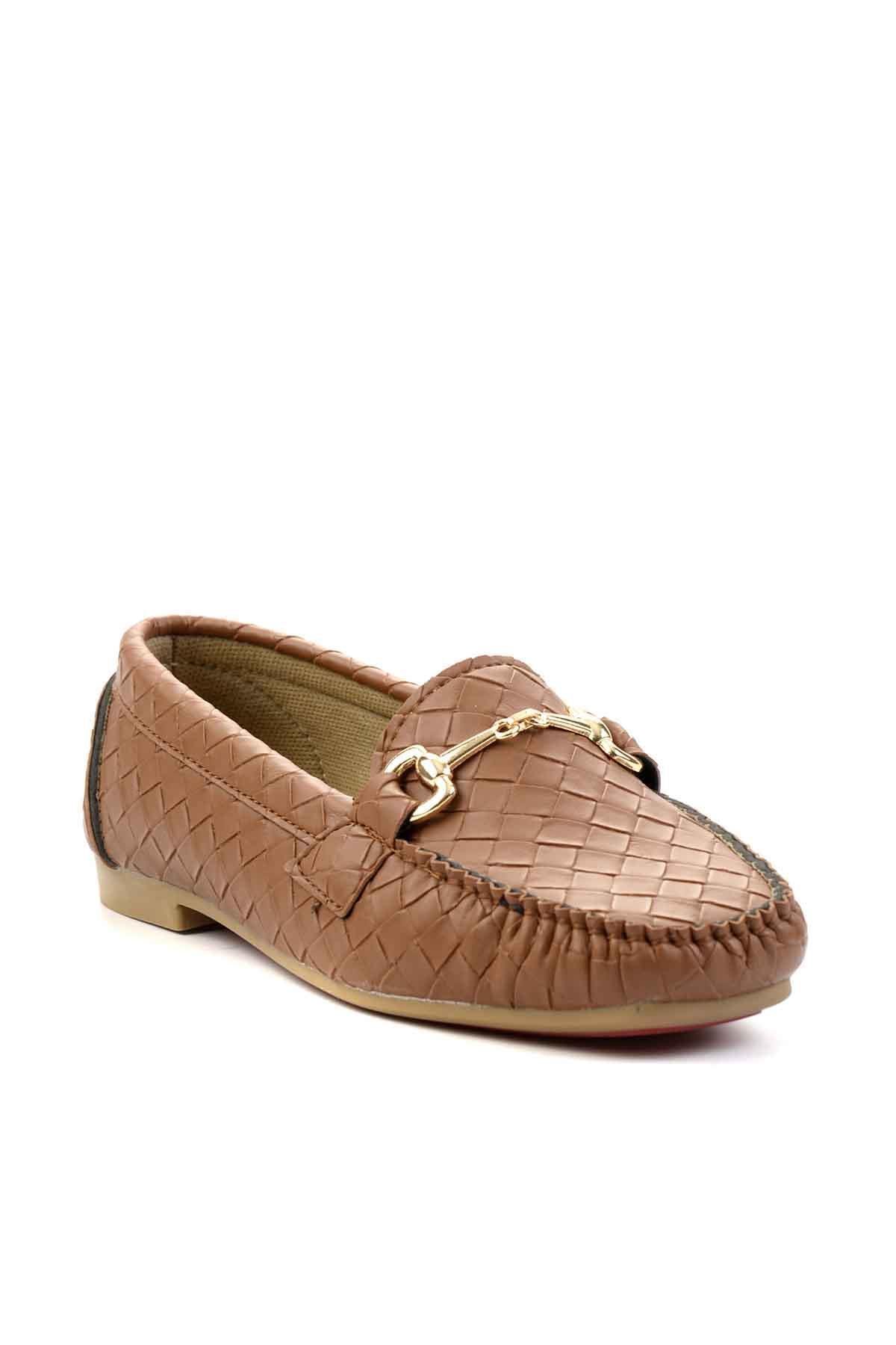Taba  Kadın Loafer Ayakkabı K01542030710