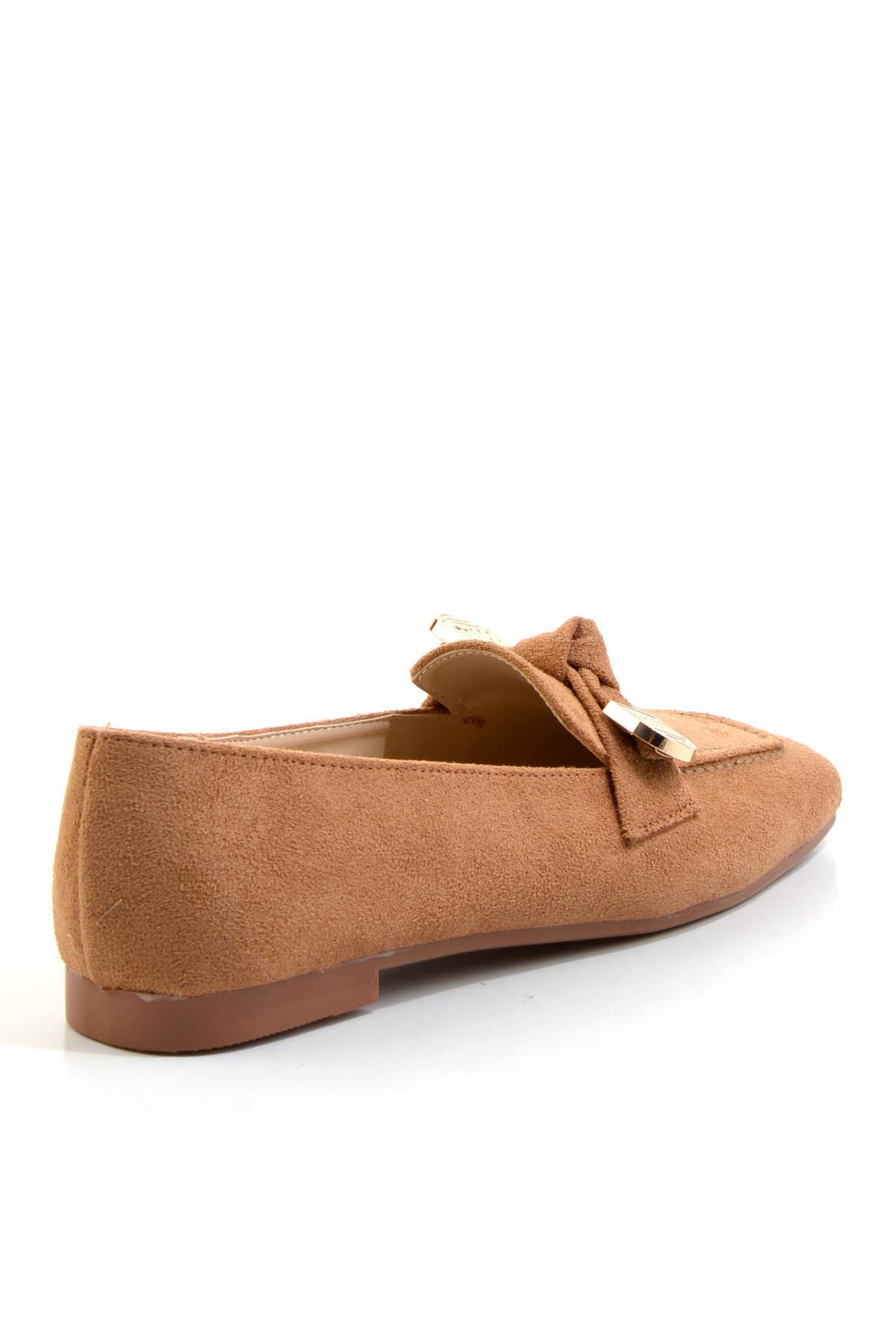 Taba  Kadın Loafer Ayakkabı K01641022472