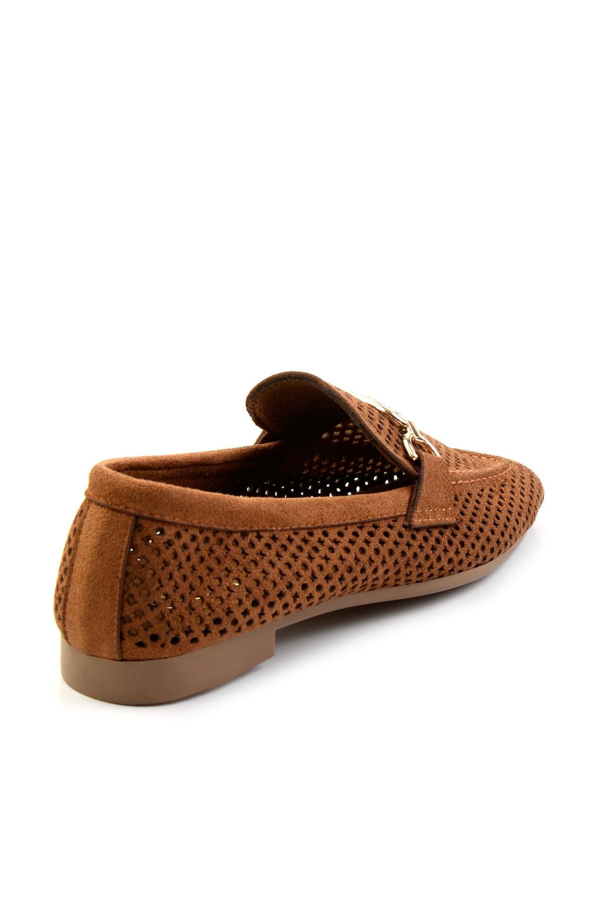 Taba  Kadın Loafer Ayakkabı K01688010902
