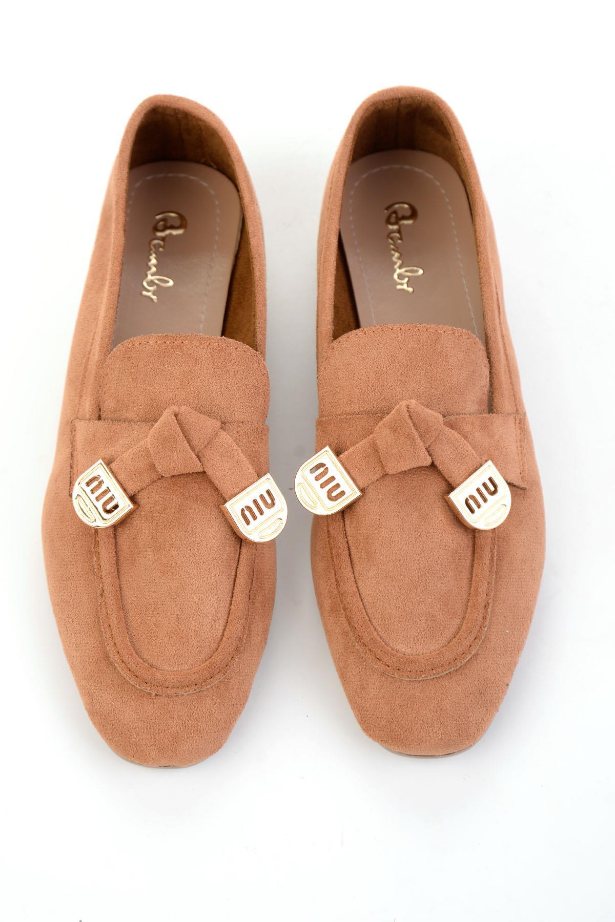 Taba  Kadın Loafer Ayakkabı K01688011572