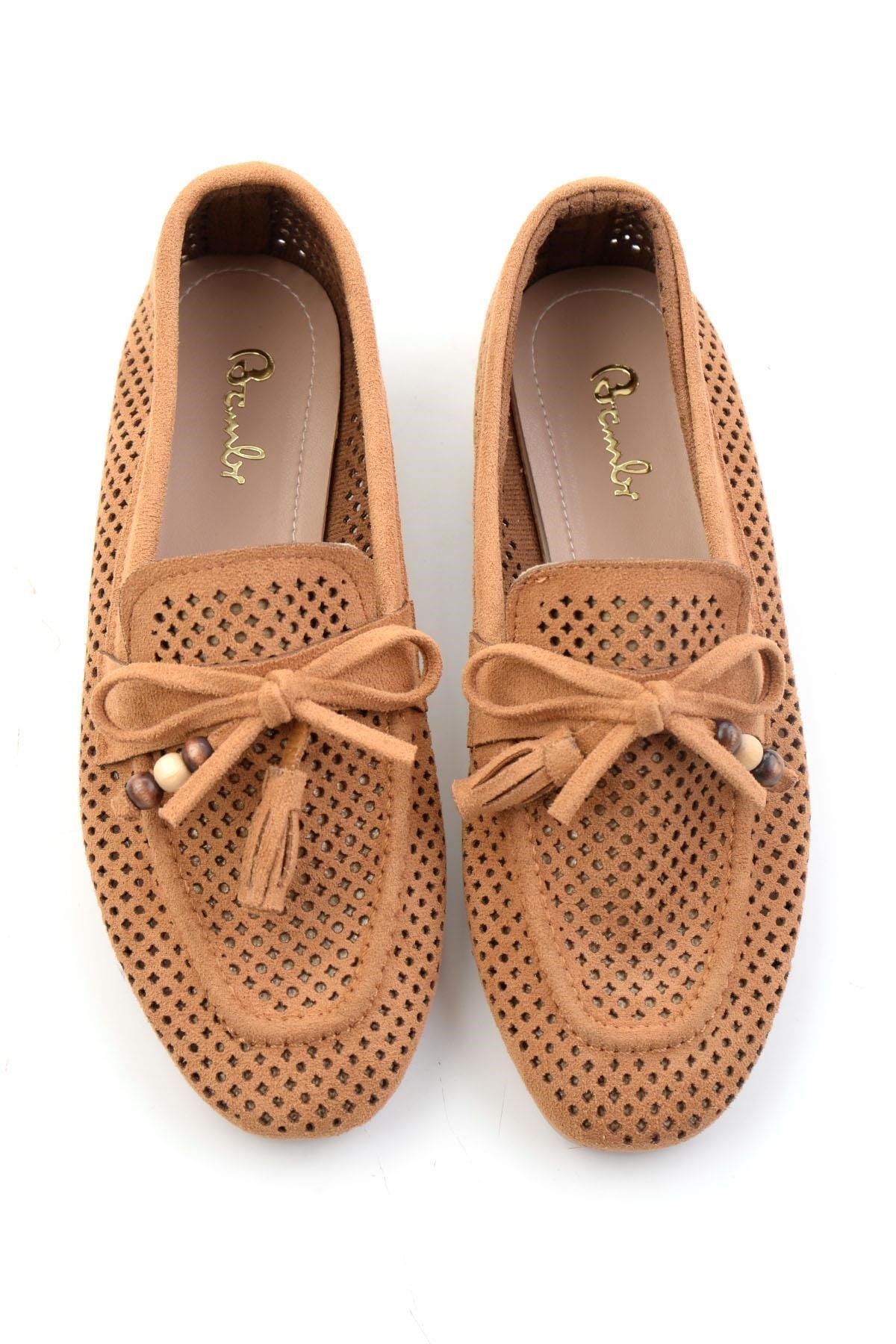 Taba  Kadın Loafer Ayakkabı K01688012772