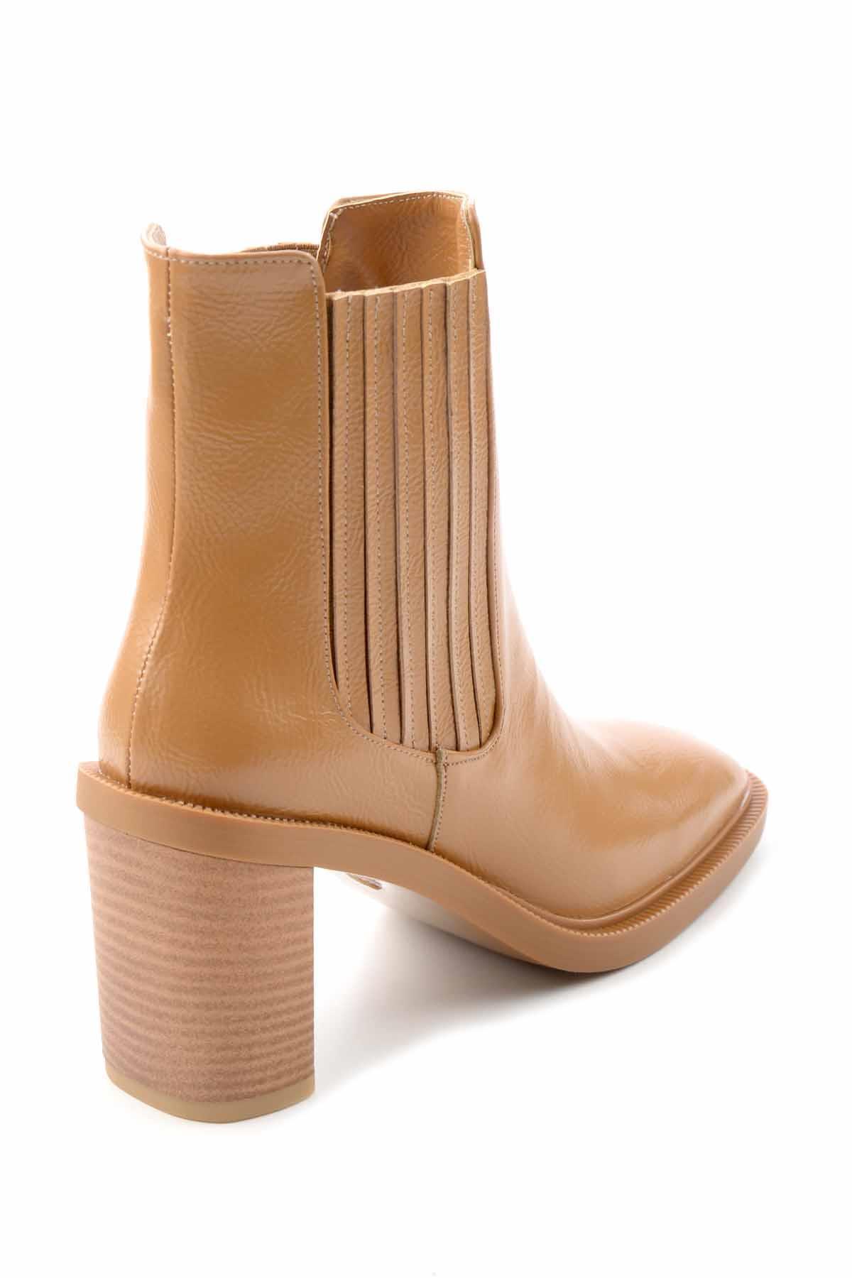 Taba Kırışık  Kadın Bot & Bootie K02209070042