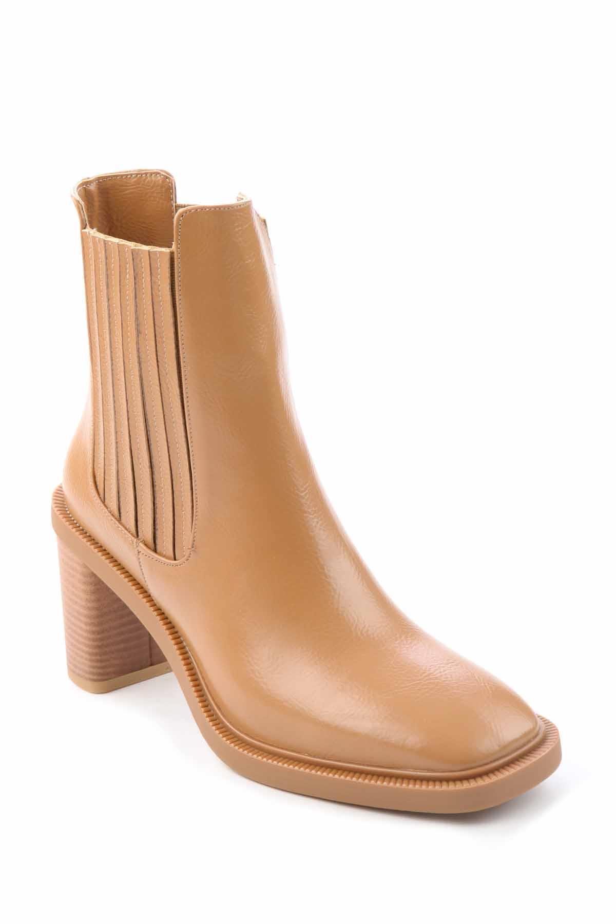 Taba Kırışık  Kadın Bot & Bootie K02209070042