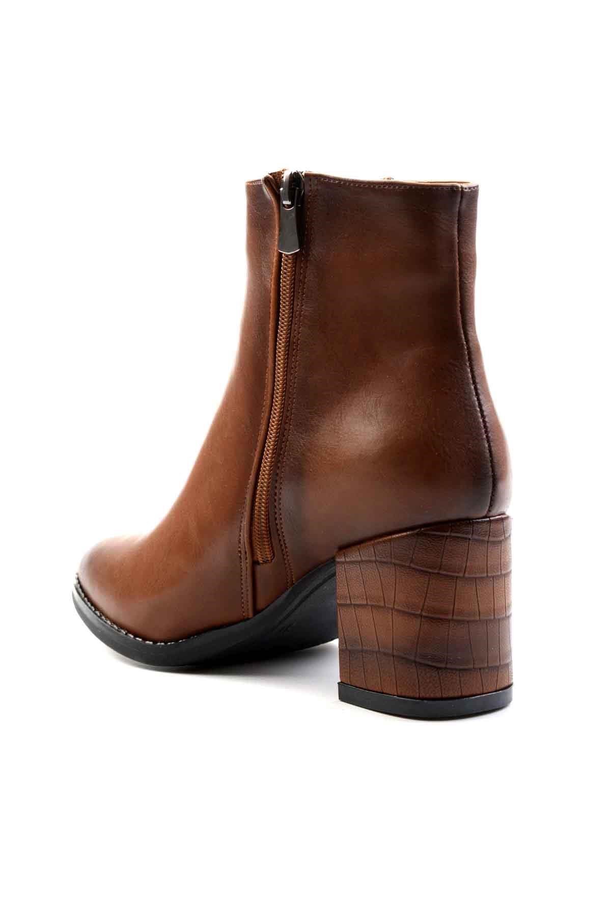 Taba Kroko  Kadın Bot & Bootie