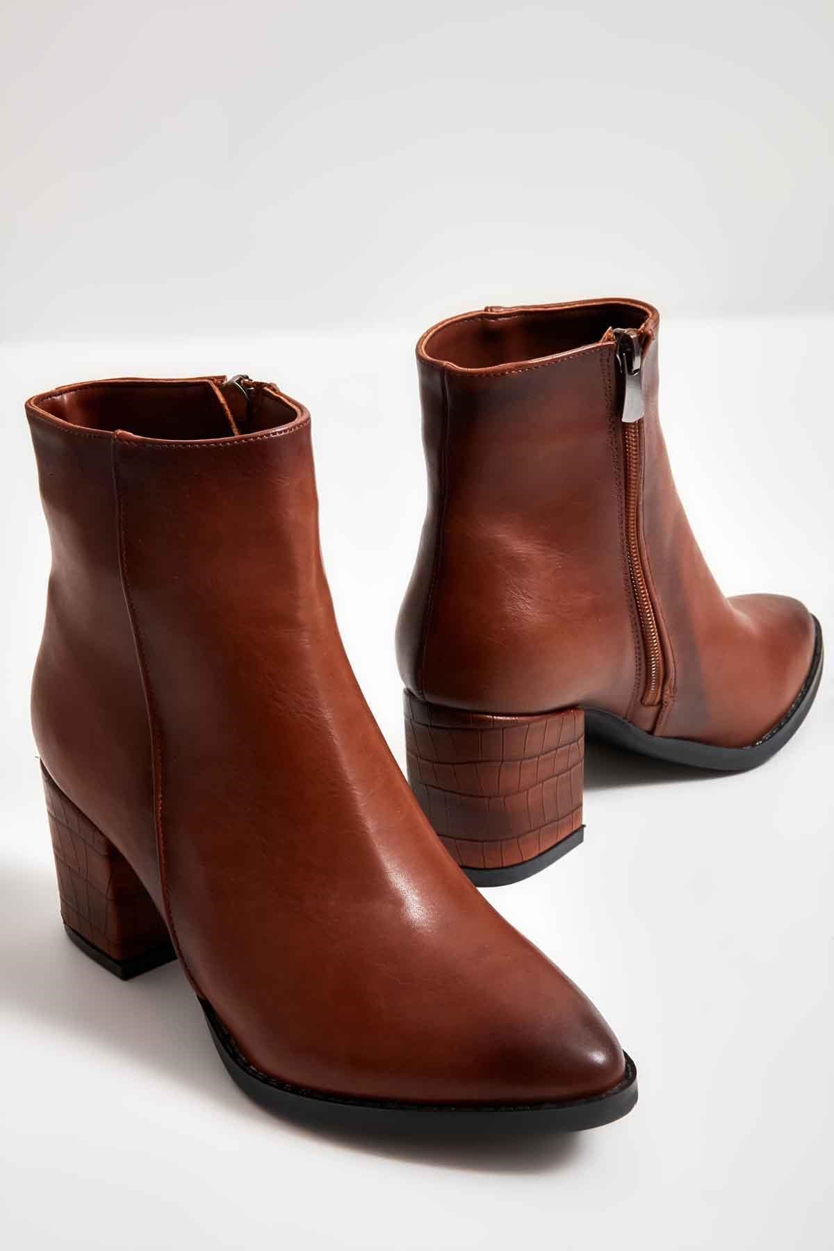 Taba Kroko  Kadın Bot & Bootie
