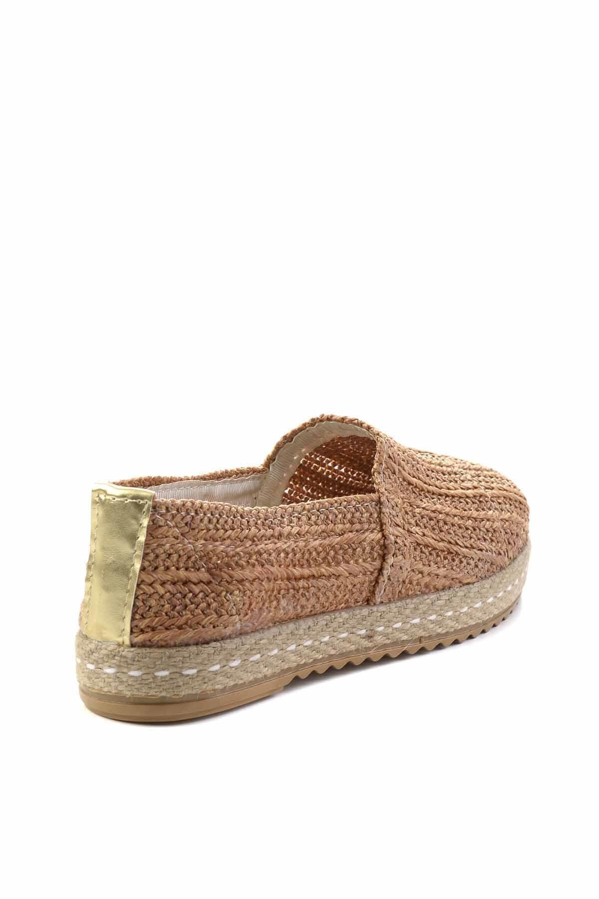 Taba Örgü  Kadın Espadril K01534125116