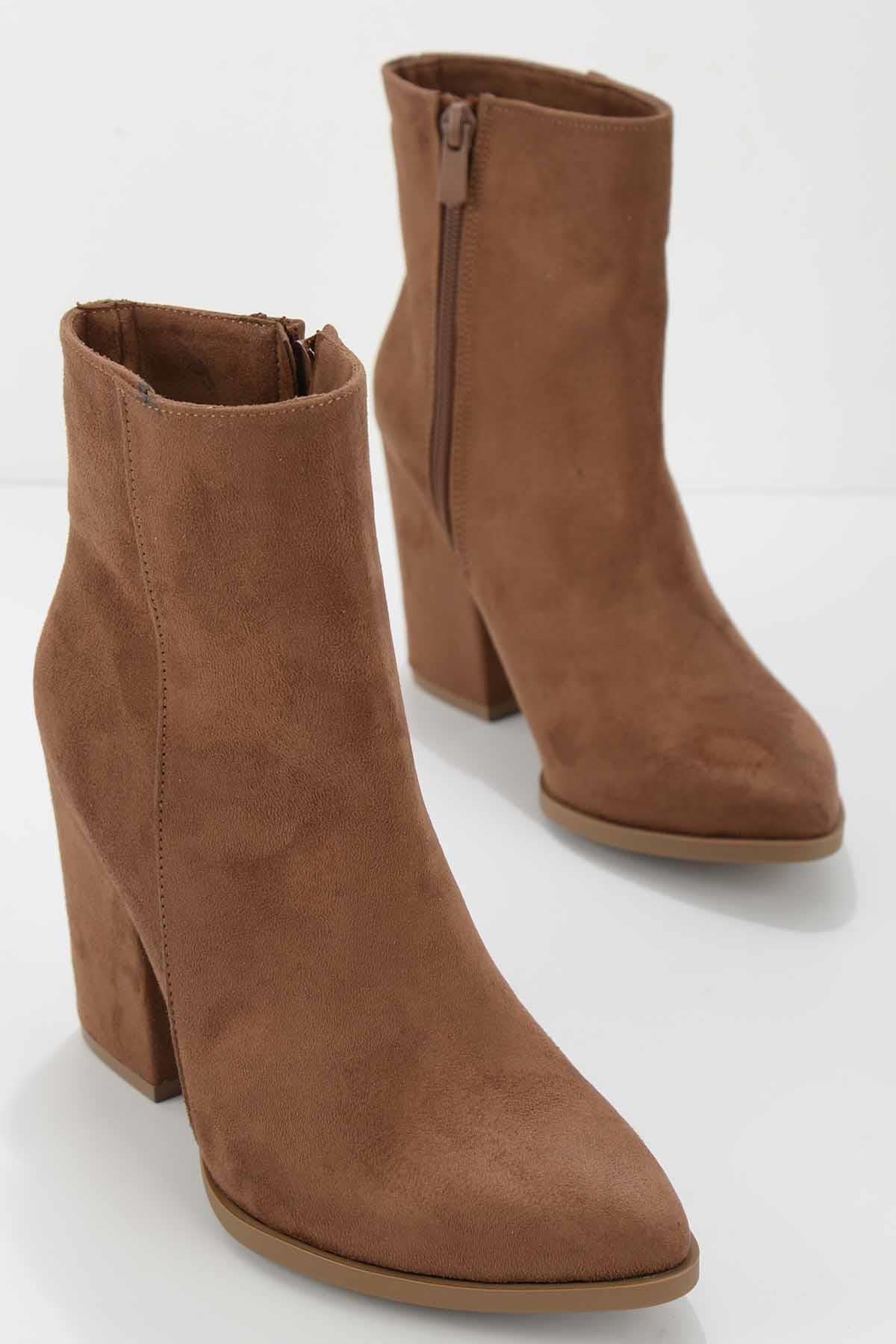 Taba Süet  Kadın Bot & Bootie K02527200502